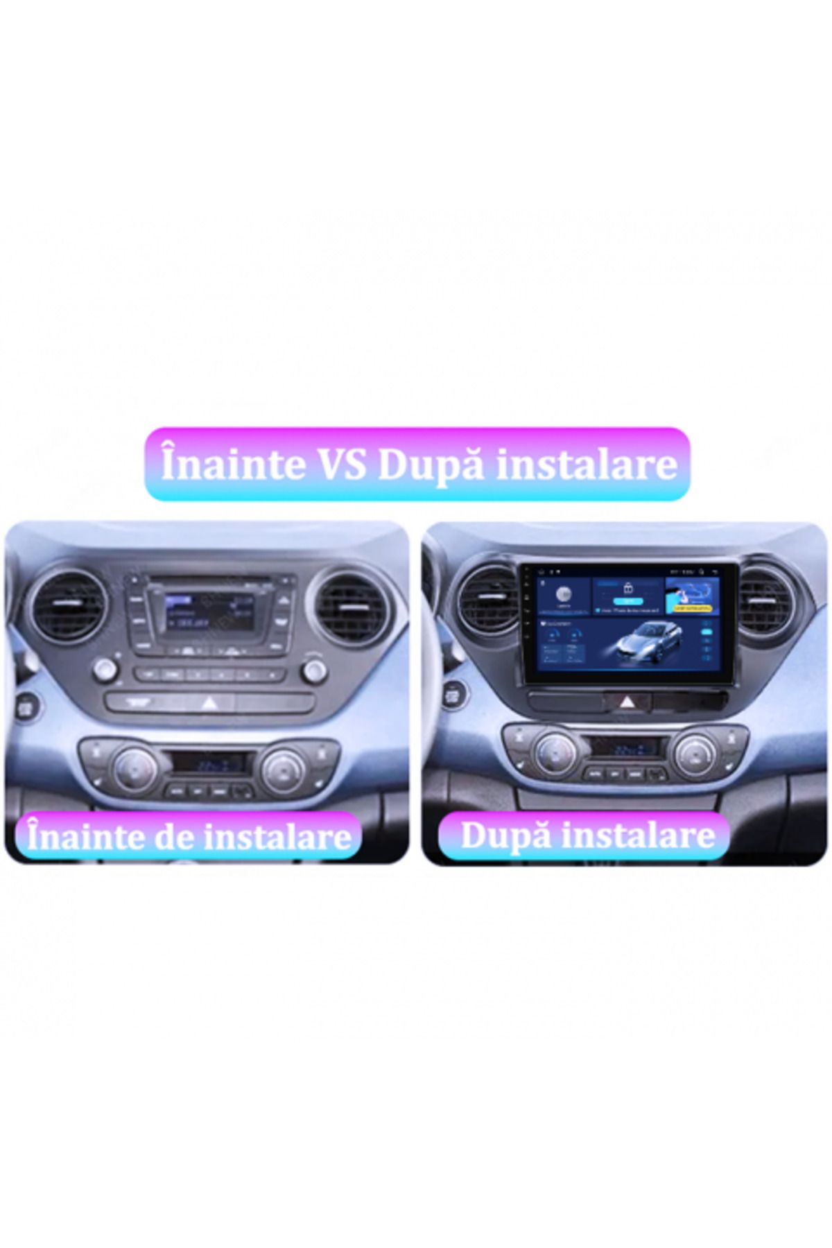 navi-it-Navigatie dedicata Hyundai i10 2014-2017, 4GB RAM 64GB ROM, Octacore, Android 14, Display QLED 1K 10 1