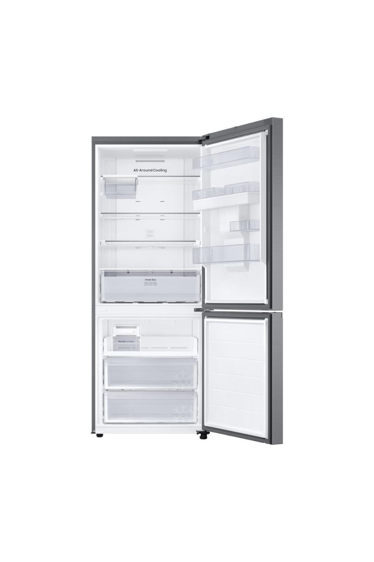 Samsung-508L Gross, 459L Net Bottom Mount Freezer Refrigerator RB50DG632ES9AE, SmartThings AI 3
