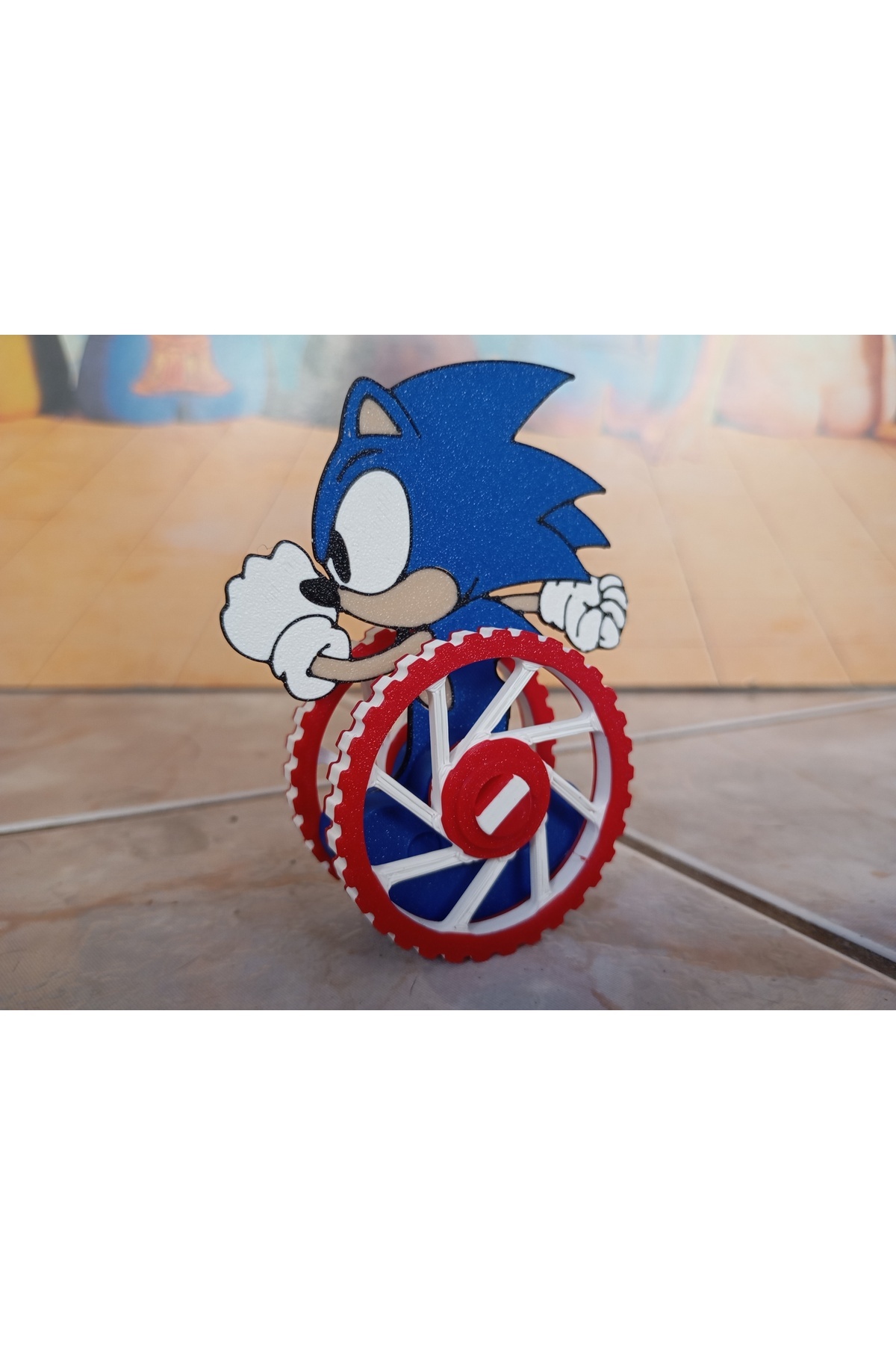 Sonic Hedgehog selbstbalancierende Spielzeugfigur – 3D-Druck