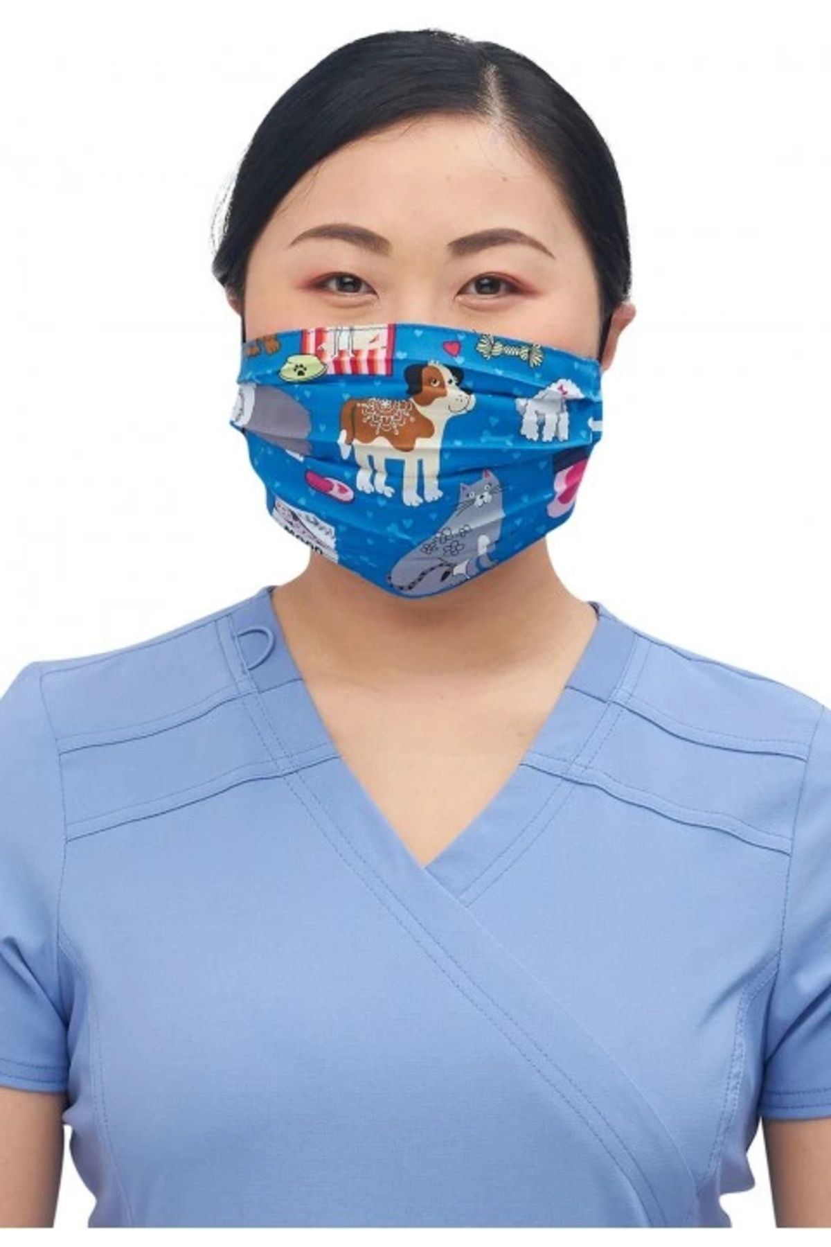 Cherokee UNIFORMS-Reversible Protective Mask - UN/L1 | Cherokee Mask Size: One Size 2