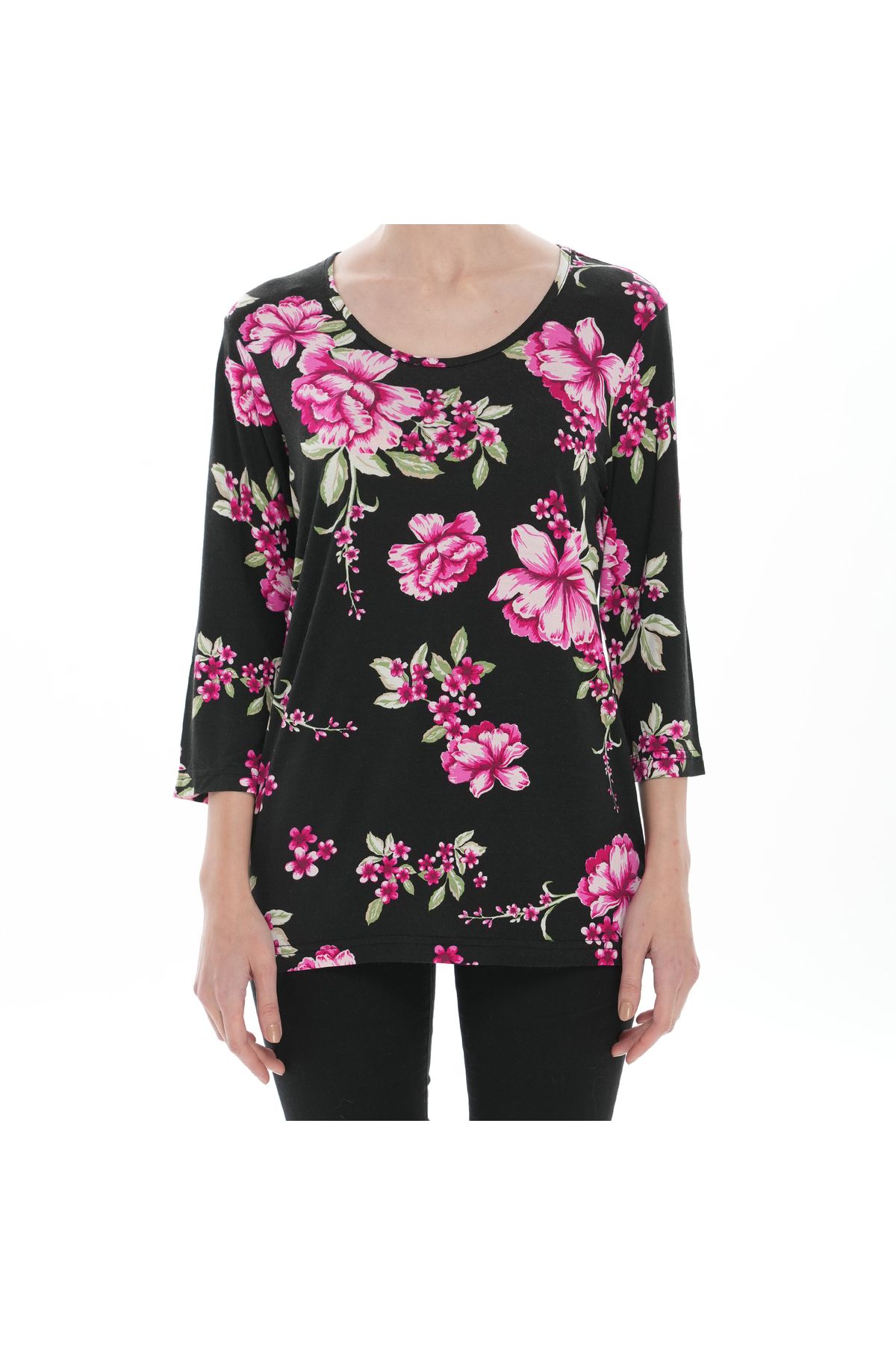 ASN concept-Women's Floral Patterned Double Capri Set (with Plus Size Option) 3