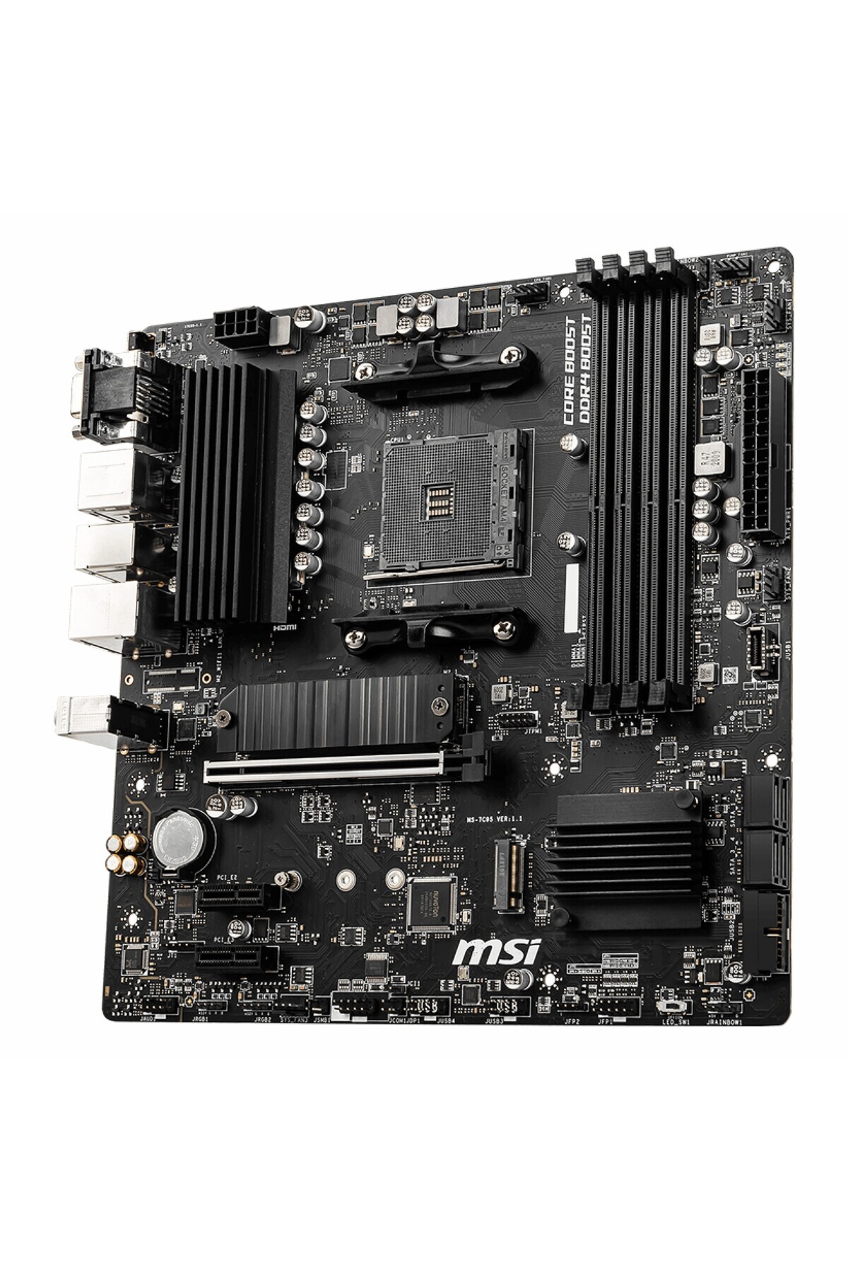 MSI-B550m Pro-vdh AMD B550 Socket - DDR4 4400(OC)mhz Matx Gaming Motherboard 3
