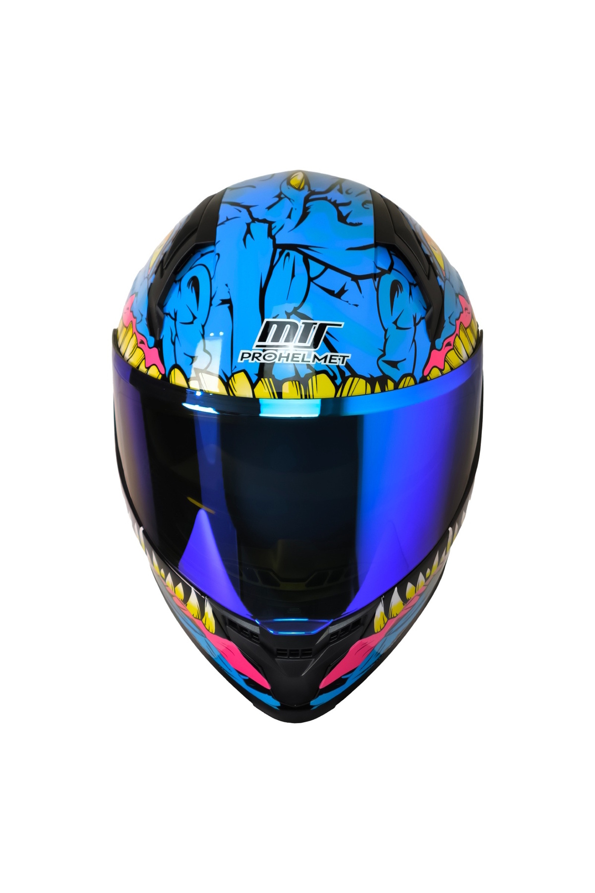 mt 限定版 蓮 MTS M-910 Kraken Kapalı Motosiklet Kaskı (Renkli Vizör + Güneş
