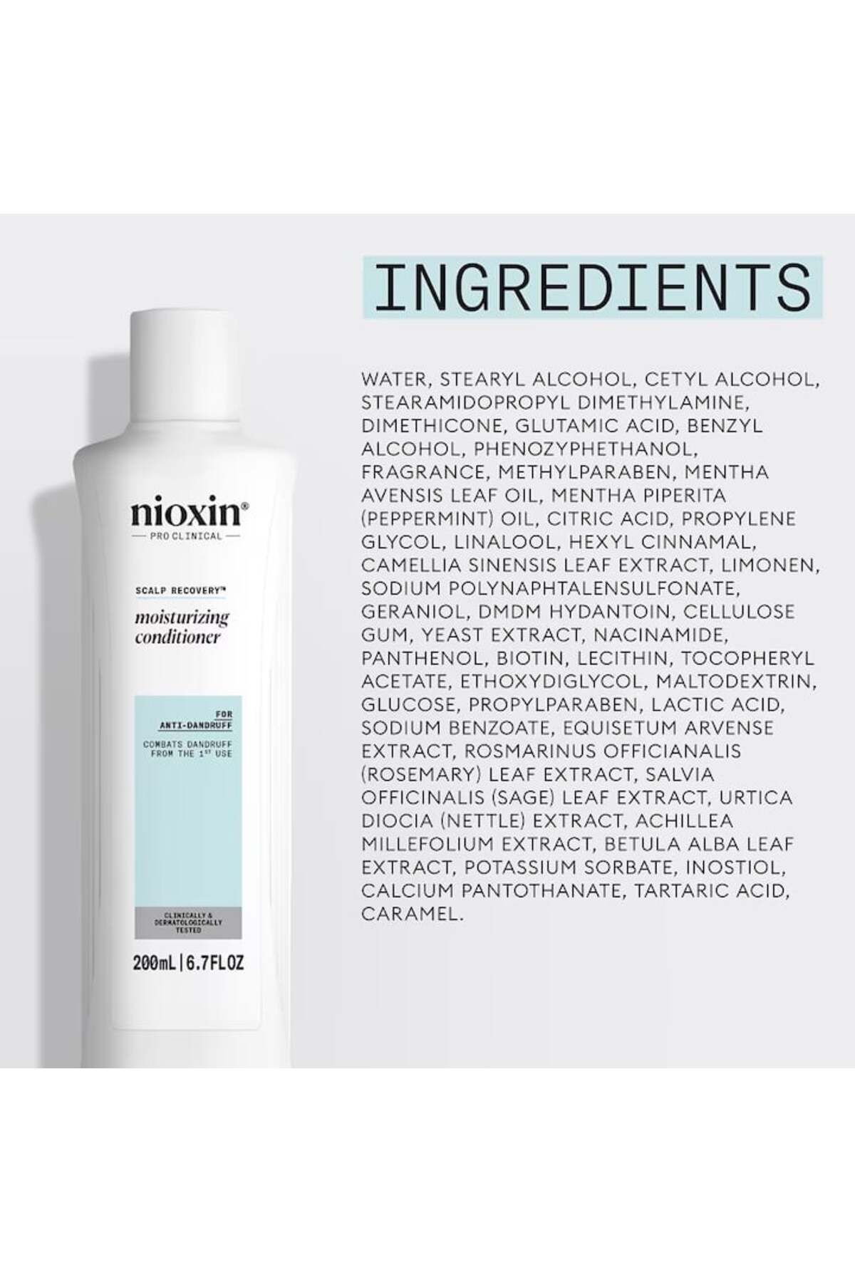 Nioxin-Scalp Recovery Anti-Dandruff Moisturizing Conditioner for Itchy Irritated Scalp, 200 ml 5