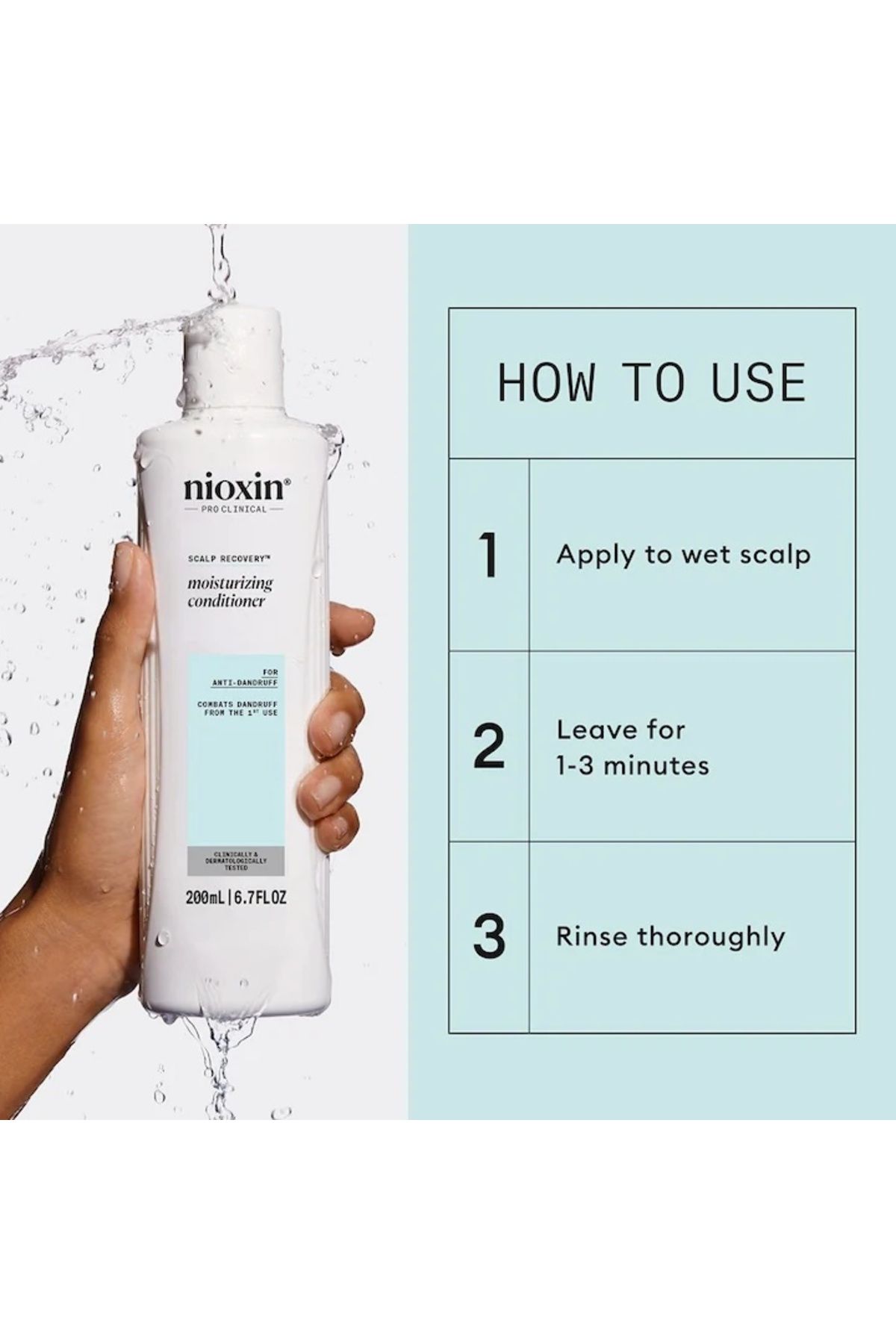 Nioxin-Scalp Recovery Anti-Dandruff Moisturizing Conditioner for Itchy Irritated Scalp, 200 ml 2