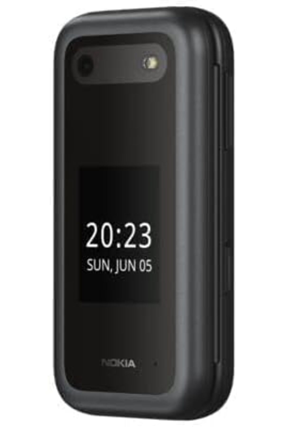 Nokia-2660 Flip 4G, 2.8 inch screen, Dual SIM Feature Phone with a Big display, Black. 4