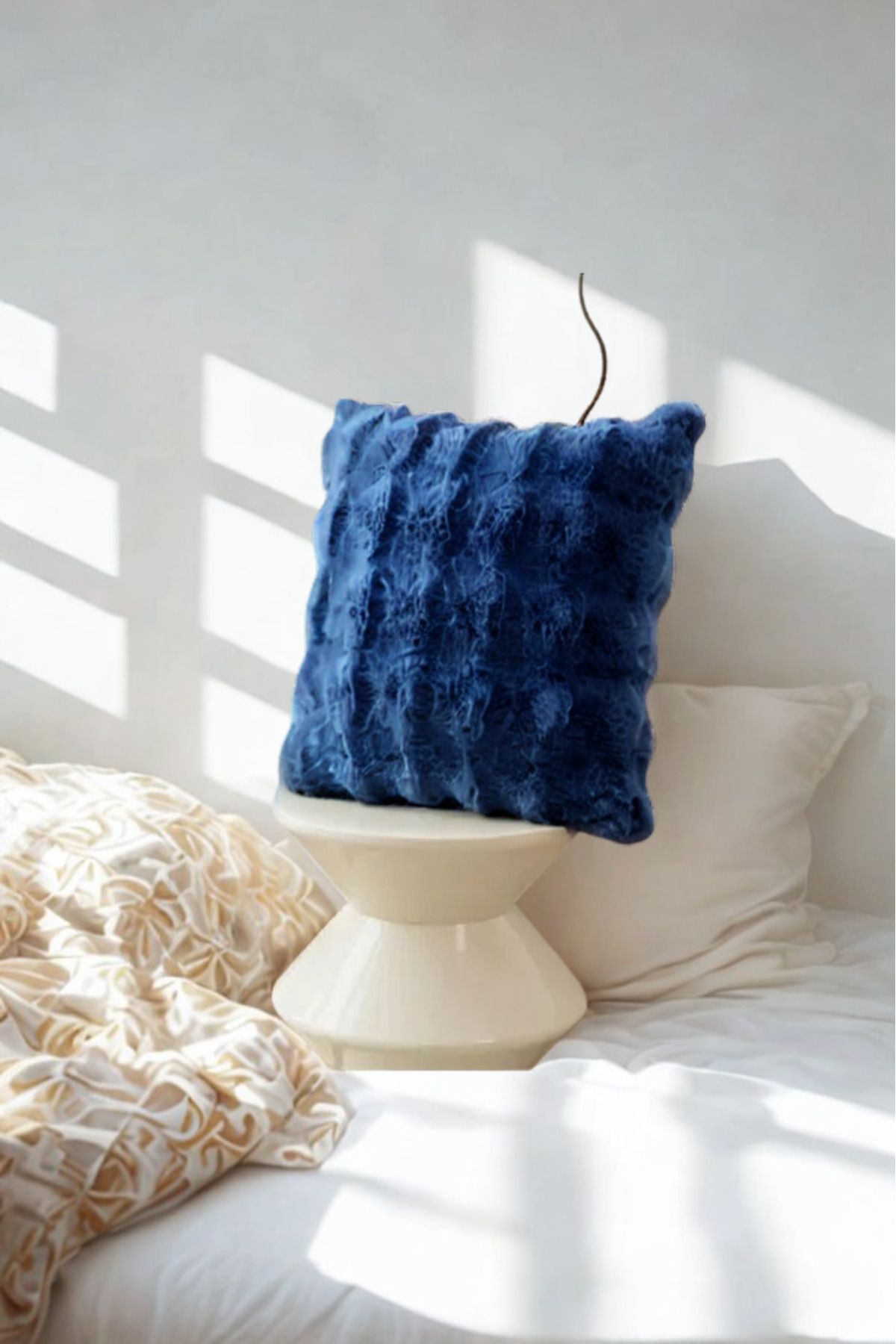 BALADI HOME-Thick Rabbit Pillow Case Plush (1 Piece) Measurement 41 X 41 cm Quality Product Rabbit Single Side Pillow 2