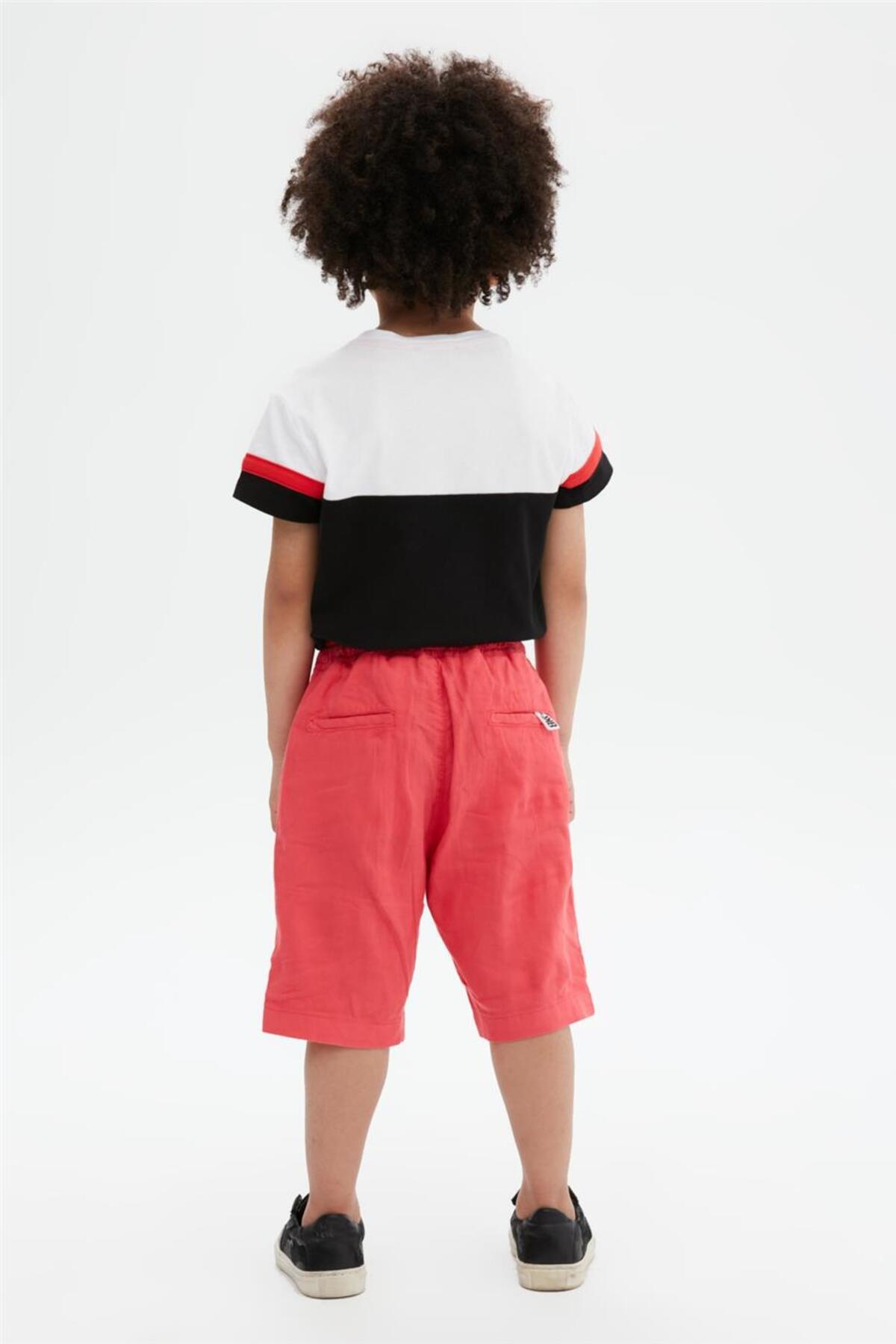 Bikkembergs-Boy Red Shorts 4