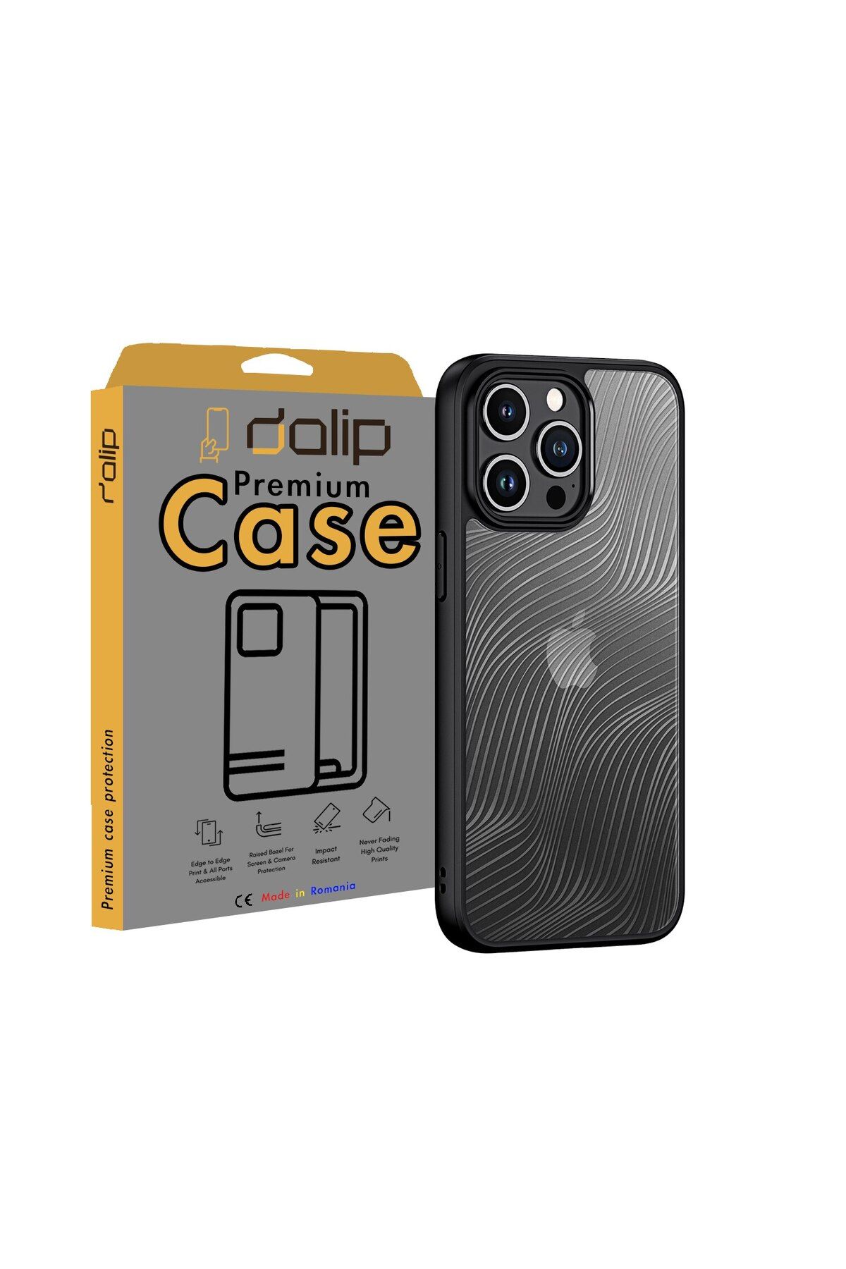 dalip-Husa pentru Google Pixel 7A, Wave Protect, Silicon, Negru-Transparent 4