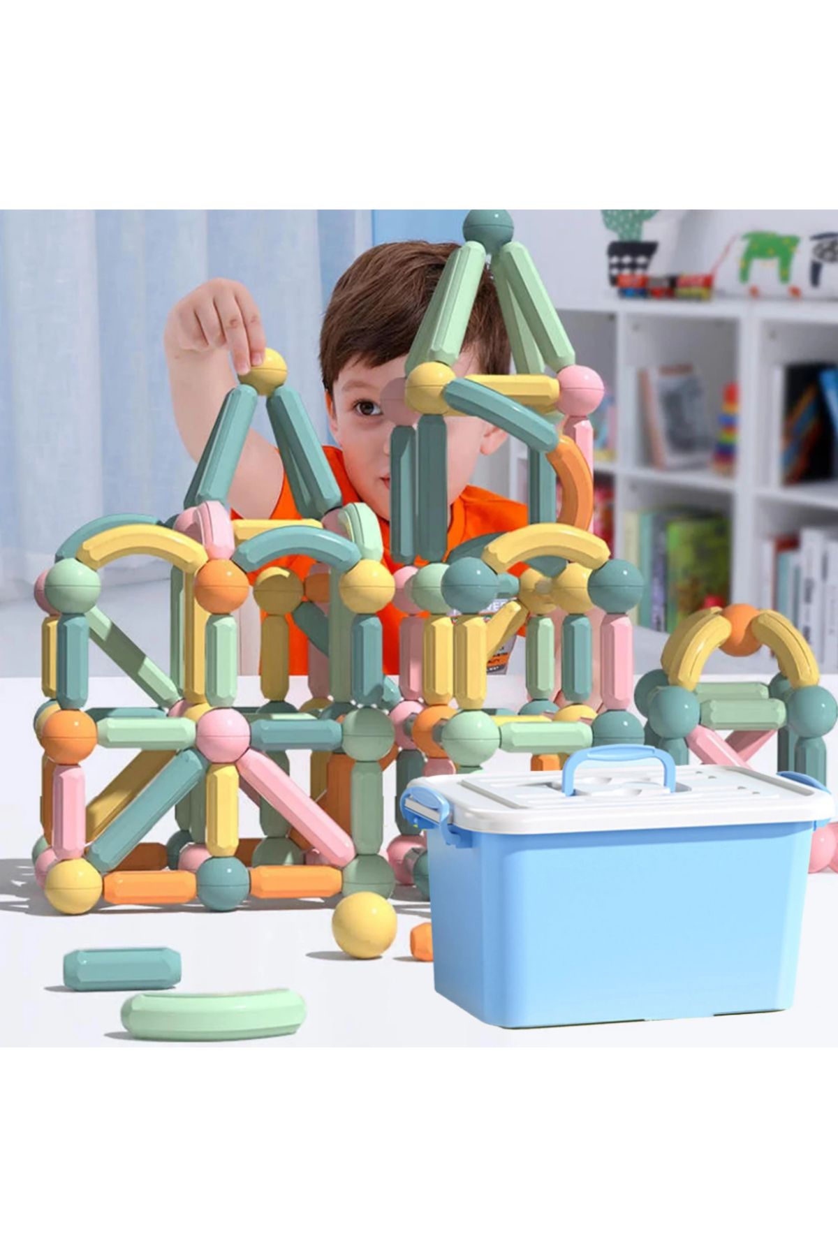 Picodino-Magnetic construction game sticks building Onshine, 84 pieces 6