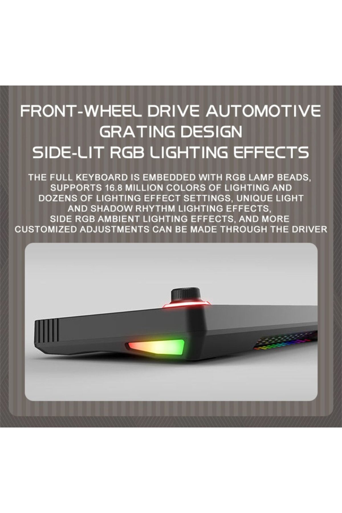 ASA-AL3B Score Wireless Gaming Keyboard with Simplified Sound Mixer and RGB Lighting 8