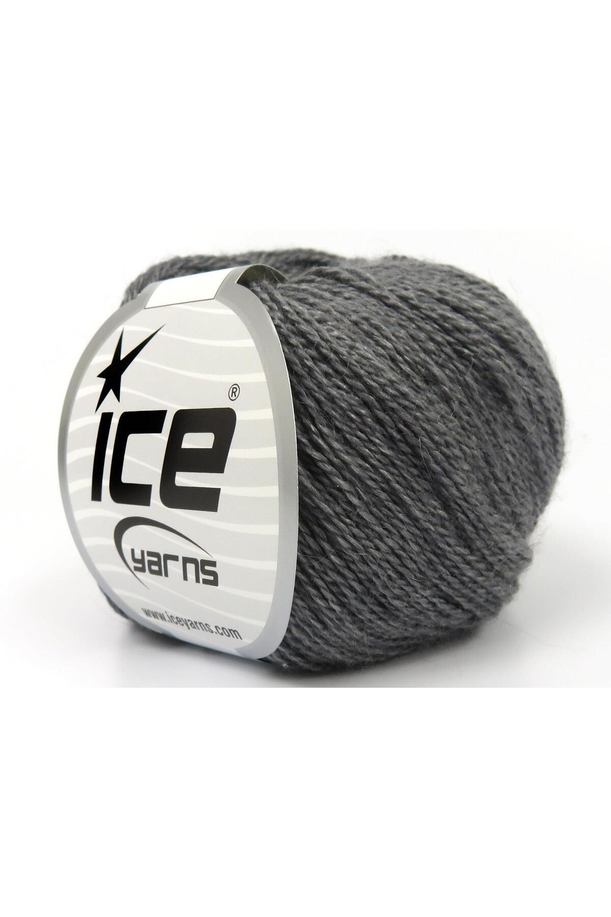 Ice yarns 6x25gr. SILK İnce Tiftik, Merinos Superfine, Ipek Maron