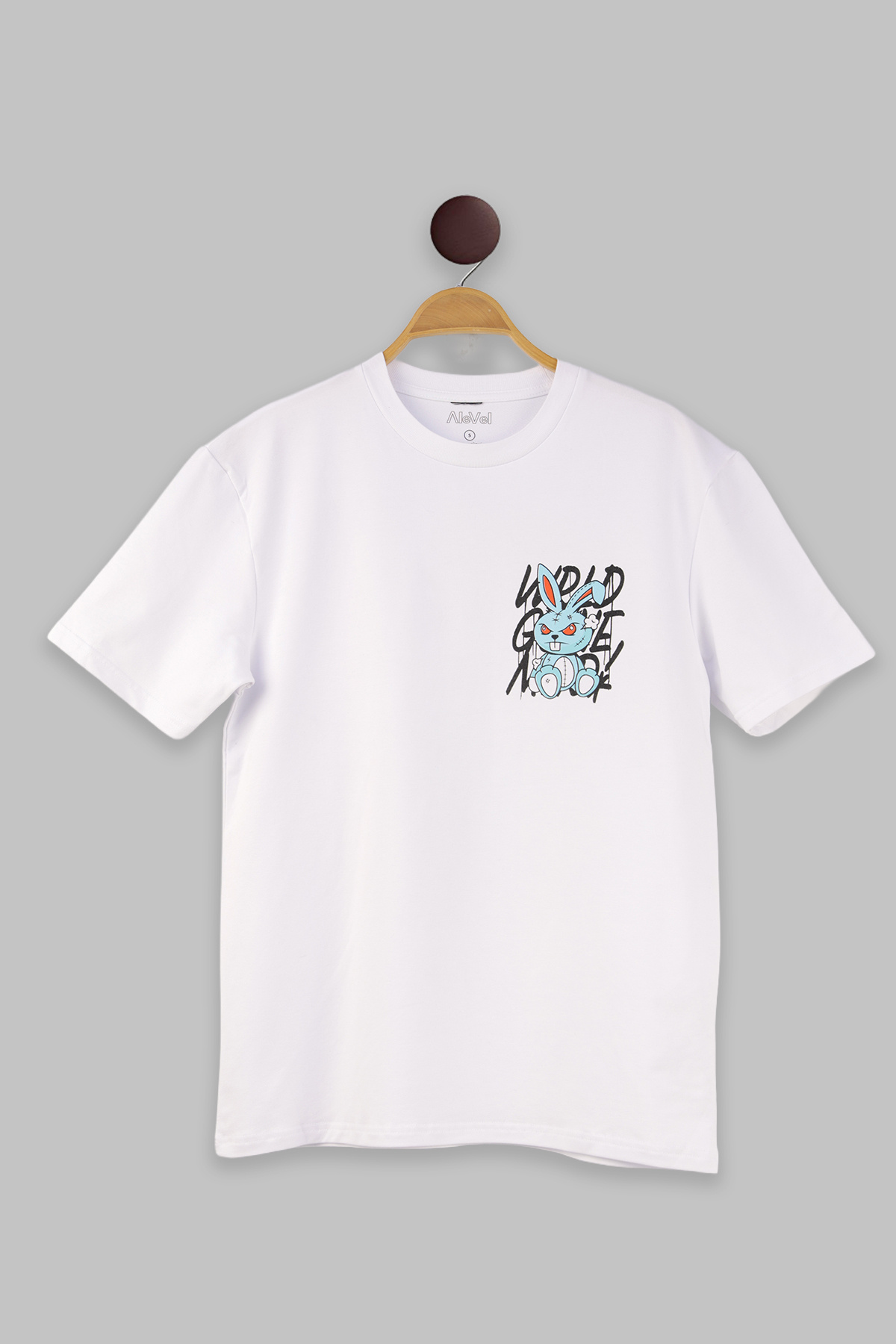 FOR MAN-Angry Bunny Print Tee 2
