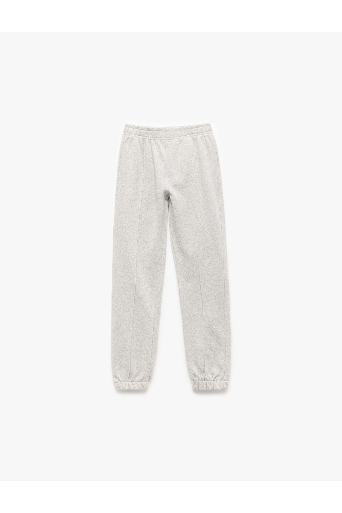 Koton-Elastic Waist Raster Basic Jogger Sweatpants 1