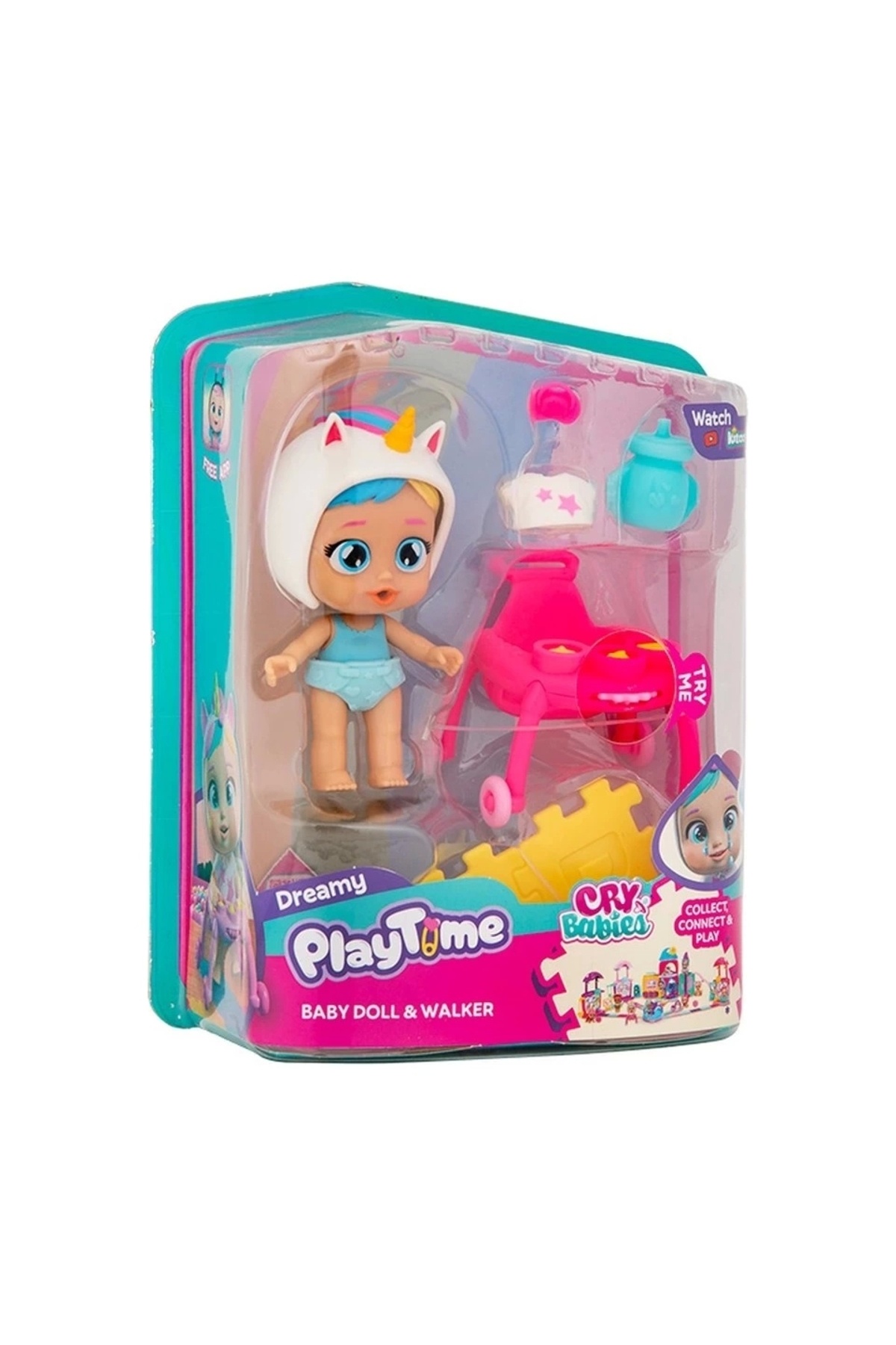 Cry Babies Play Time Mini Bebek ve Yürüteç fotoğrafı 3 (önizleme)