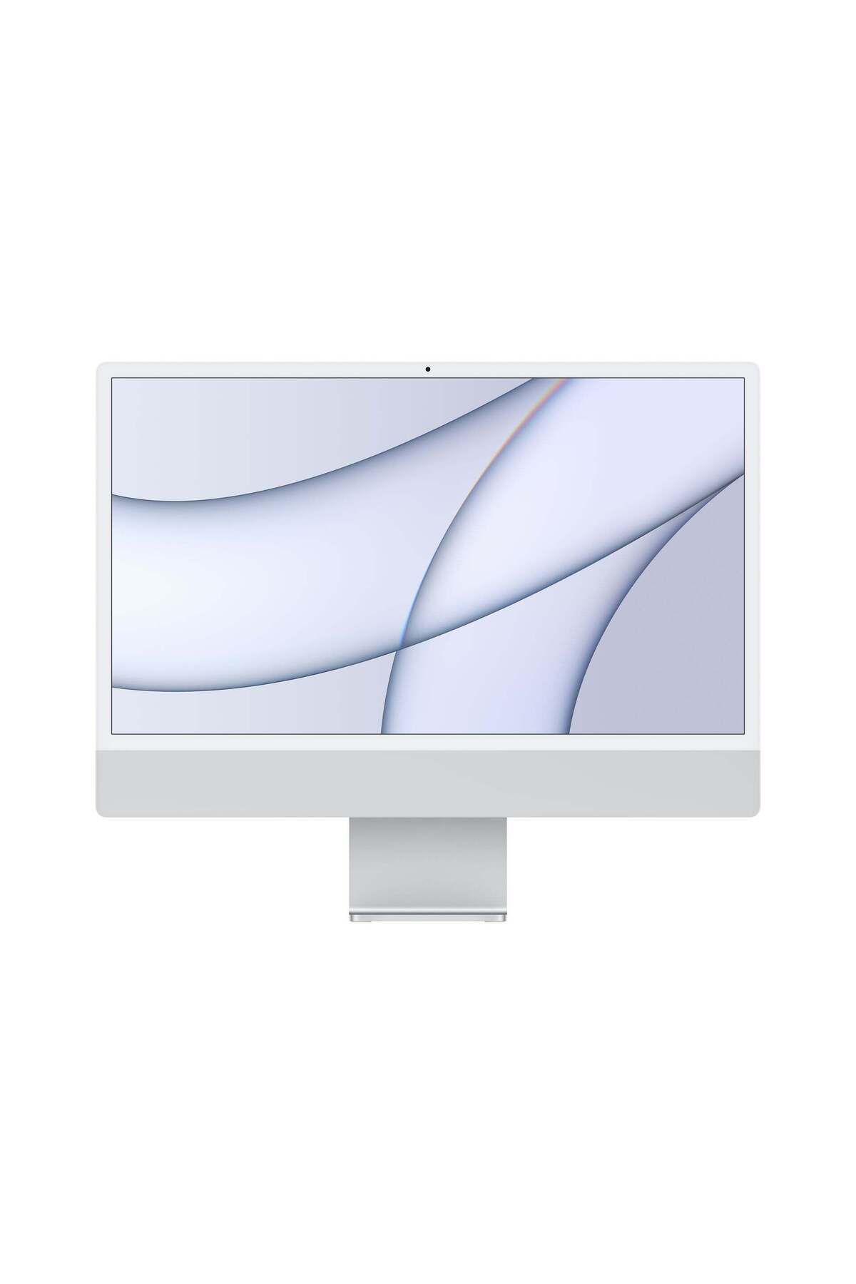 Apple-جهاز iMac مقاس 24 بوصة مع شاشة Retina 4.5K: شريحة M1 مع وحدة معالجة مركزية 8_core ووحدة معالجة رسومية 8_core، وسعة تخزين 512 جيجابايت - فضي 2