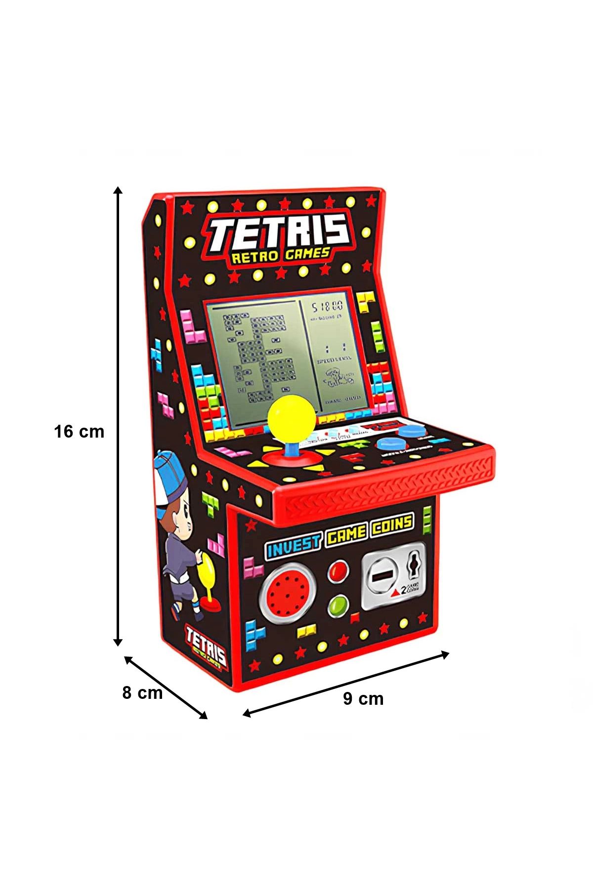 TOYFEST-وحدة تحكم ألعاب تيتريس الصغيرة الحنين XY9029A 4