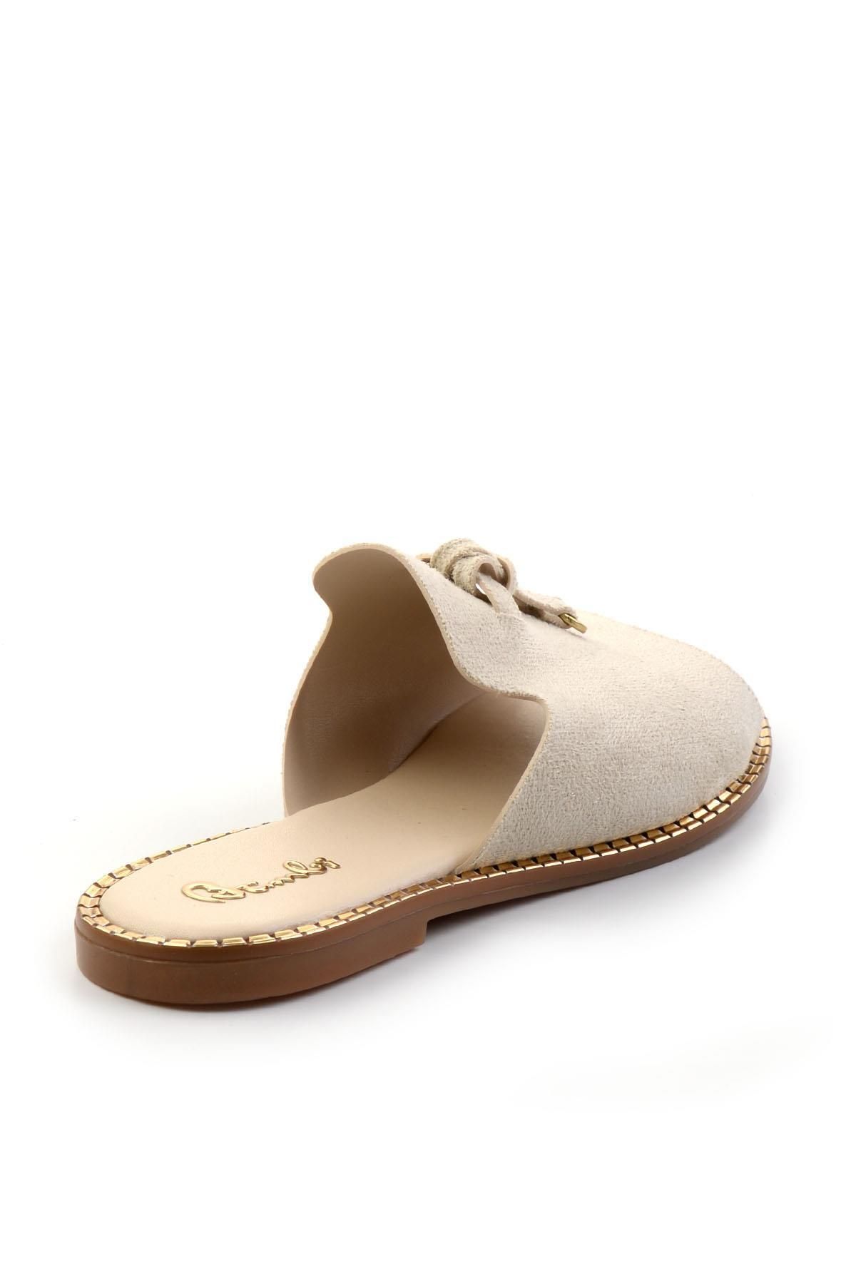 Bambi-Beige Women's Slippers K04021001072 3