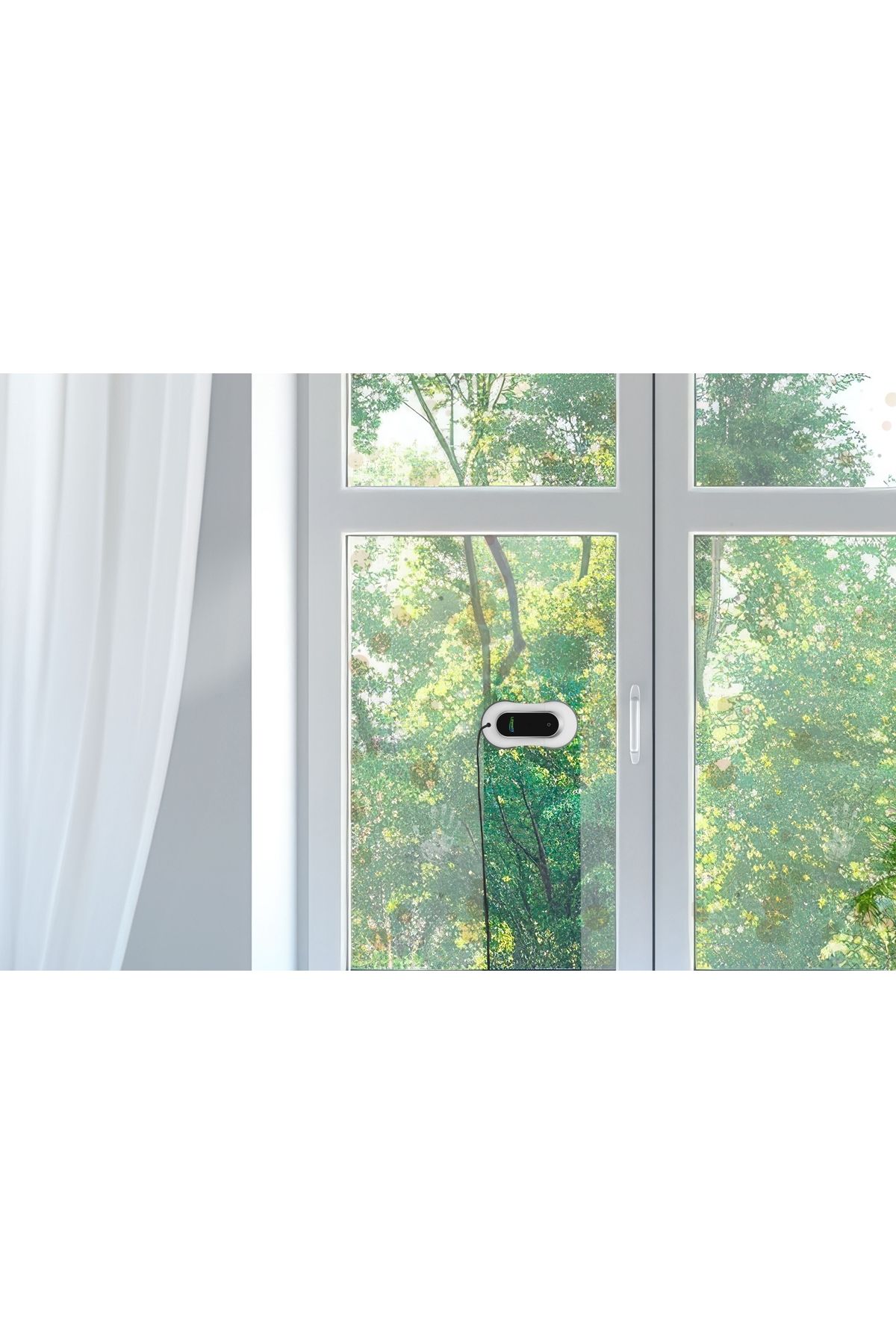 Lifenaxx-Robot autonom de curățare a geamurilor LX-055, 72W, 2800pa, Negru/Alb 5