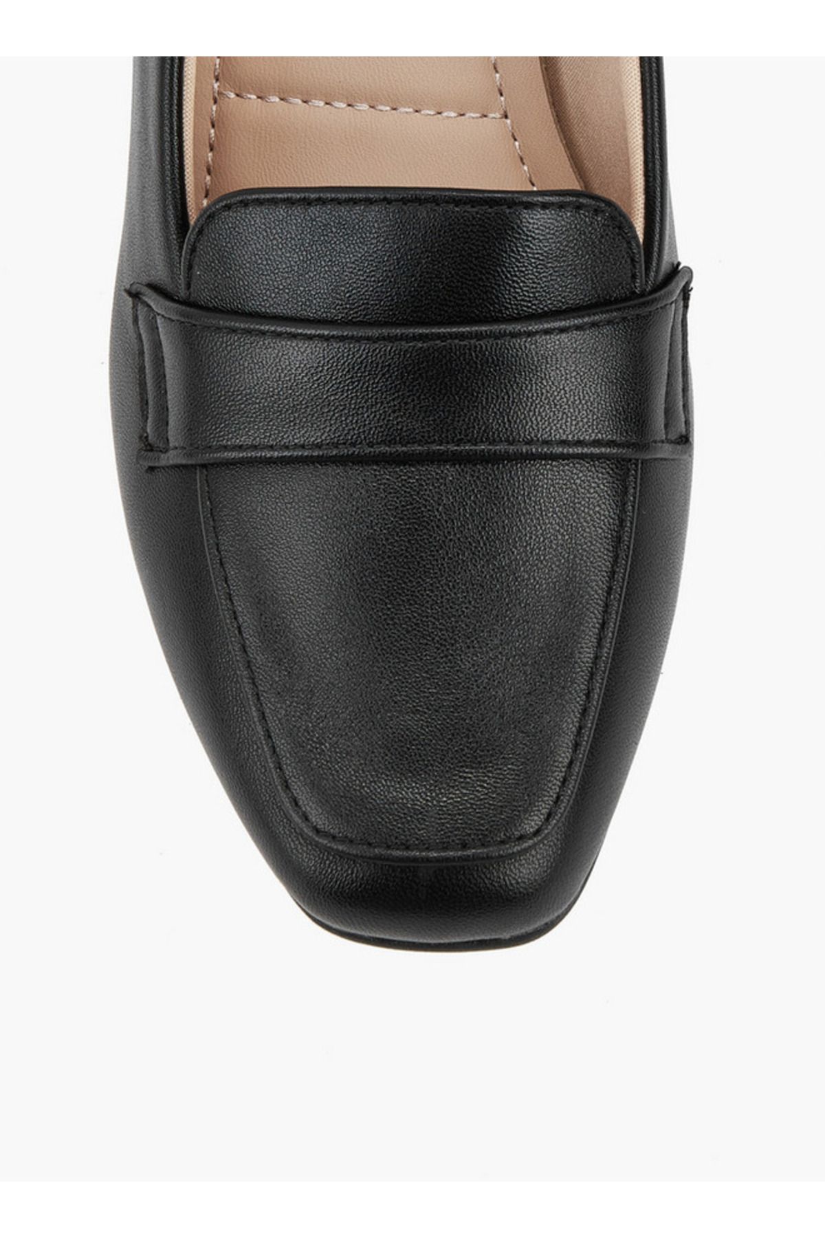 Flora Bella by Shoexpress-Solid Slip-On Shoes with Block Heel 4