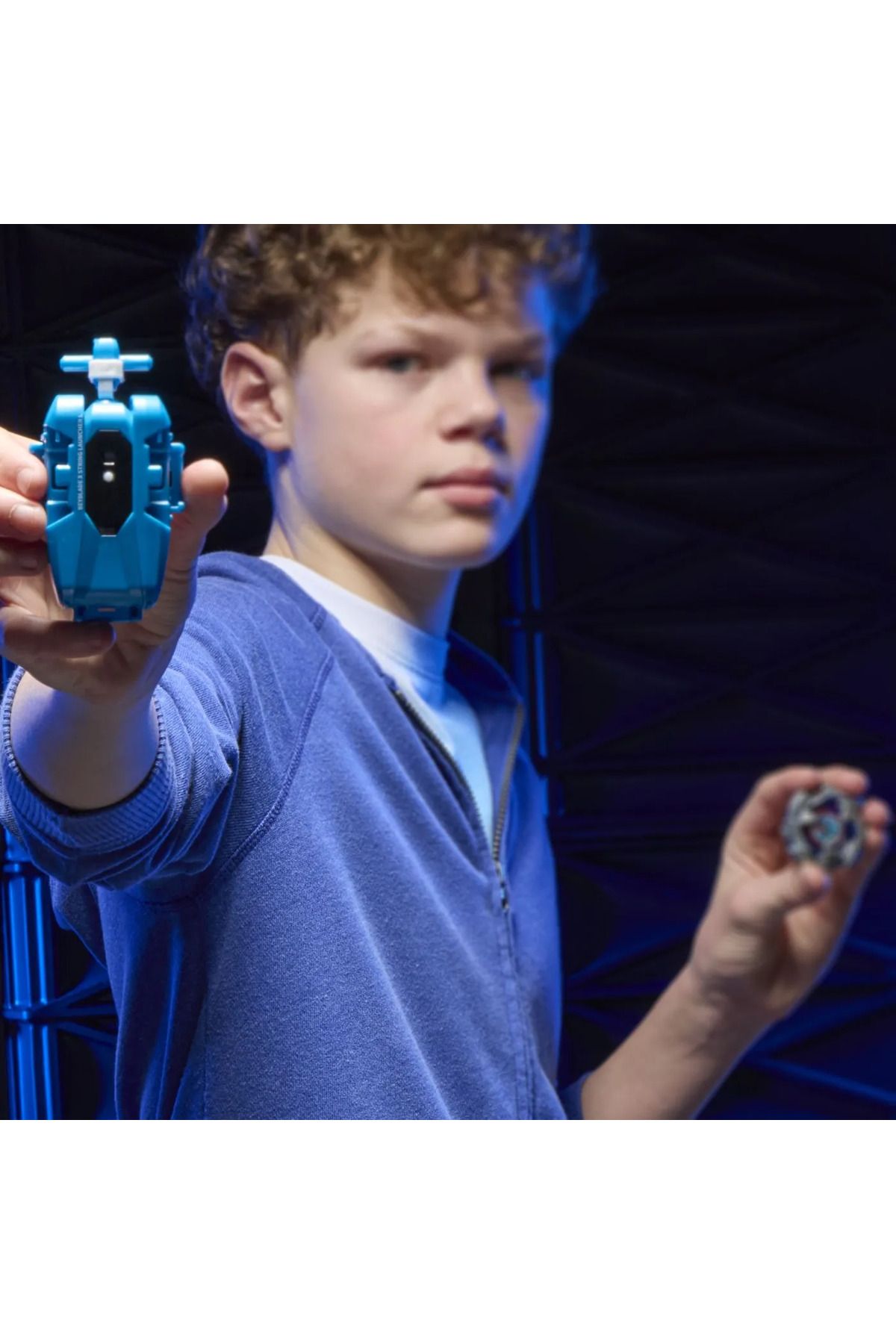 BEYBLADE-X LET IT RIP COBALT DRAGOON 2-60C LAUNCHER AND WHEEL SET 3