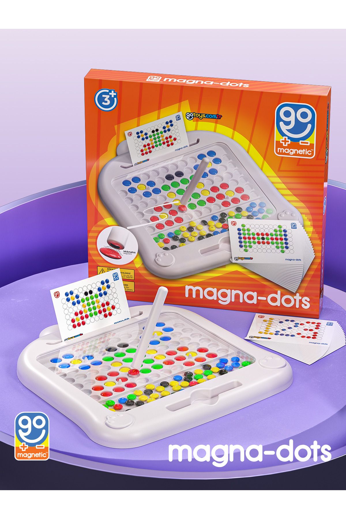 Go Toys-Magna Dots - Steam Magnetic Coding Tablet No Screen Game Activity Magnetic Building Blocks Shopist 2