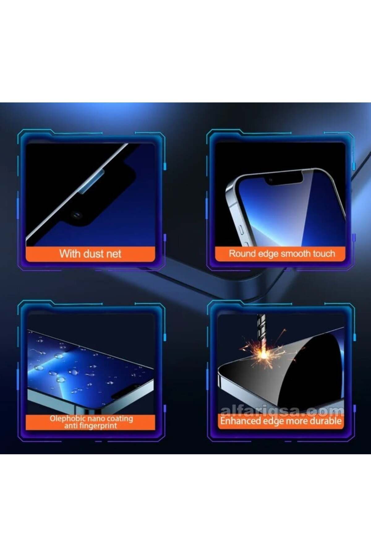 Mohave-Luxury Magic iPhone Screen Protector for Easy Installation from iPhone 11 to iPhone 15 iPhone 12 Pro Max 5