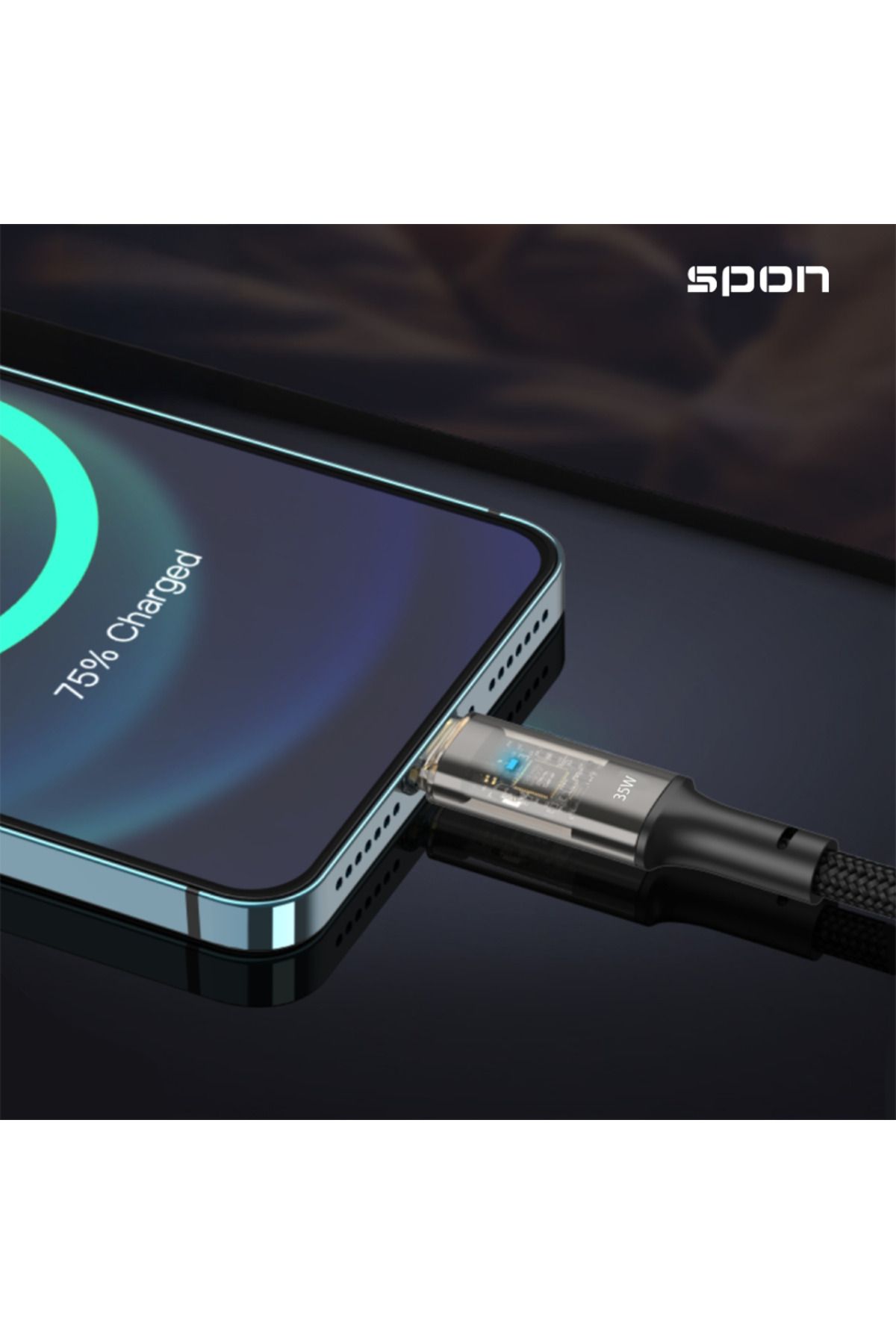 Spon-Smart Charging and Protection Cables - Super Charging and Smart Protection for iPhone 15 and above and Android 220W 3