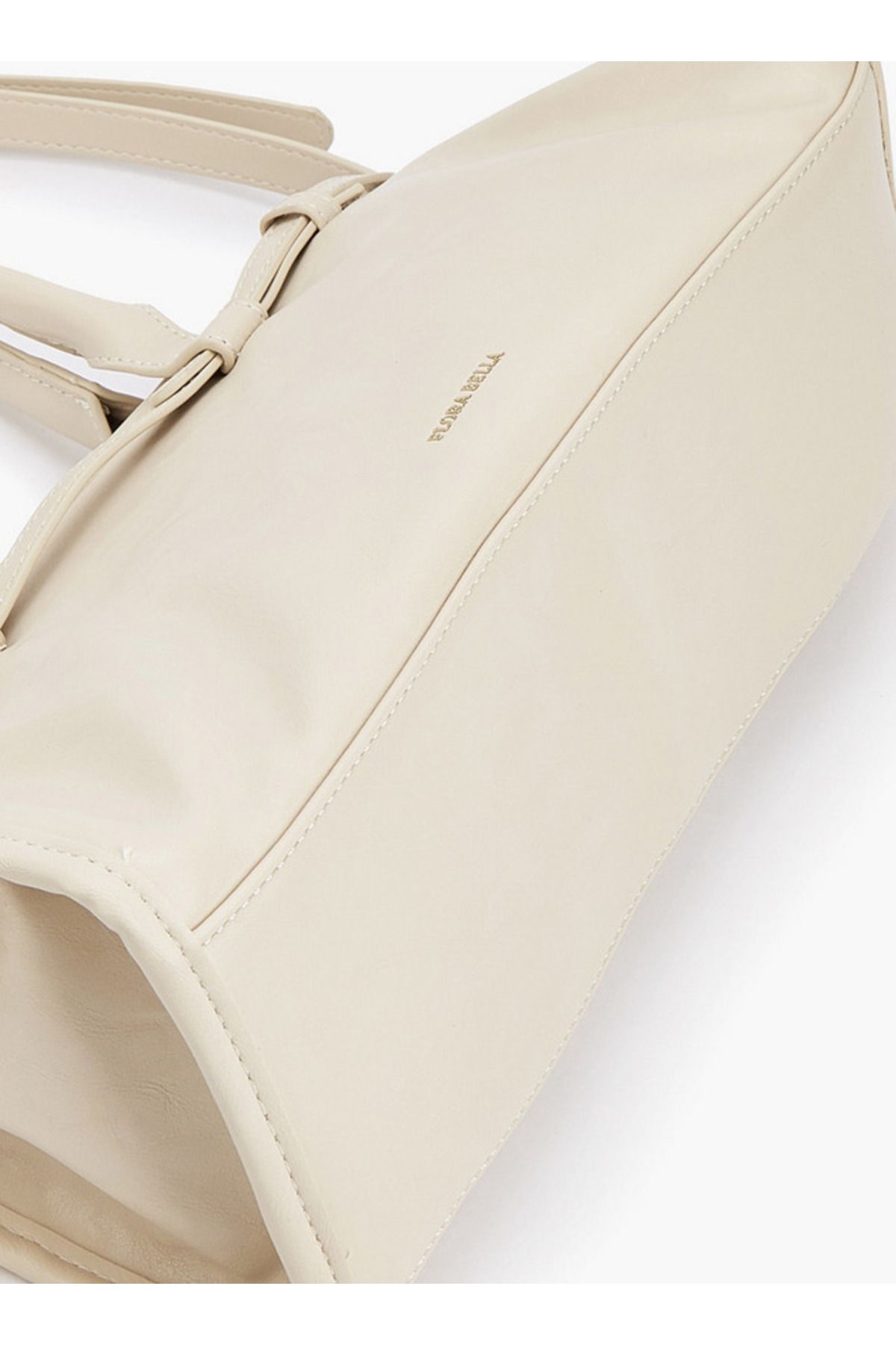 Flora Bella by Shoexpress-Solid Double Handle Shoulder Bag with Detachable Strap 5