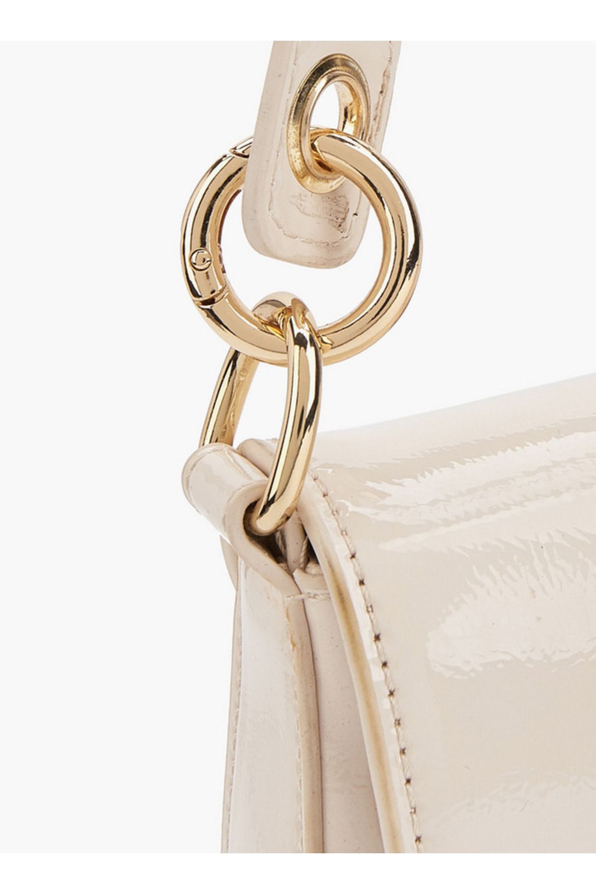 Flora Bella by Shoexpress-Solid Shoulder Bag with Strap Handle and Flap Closure 3