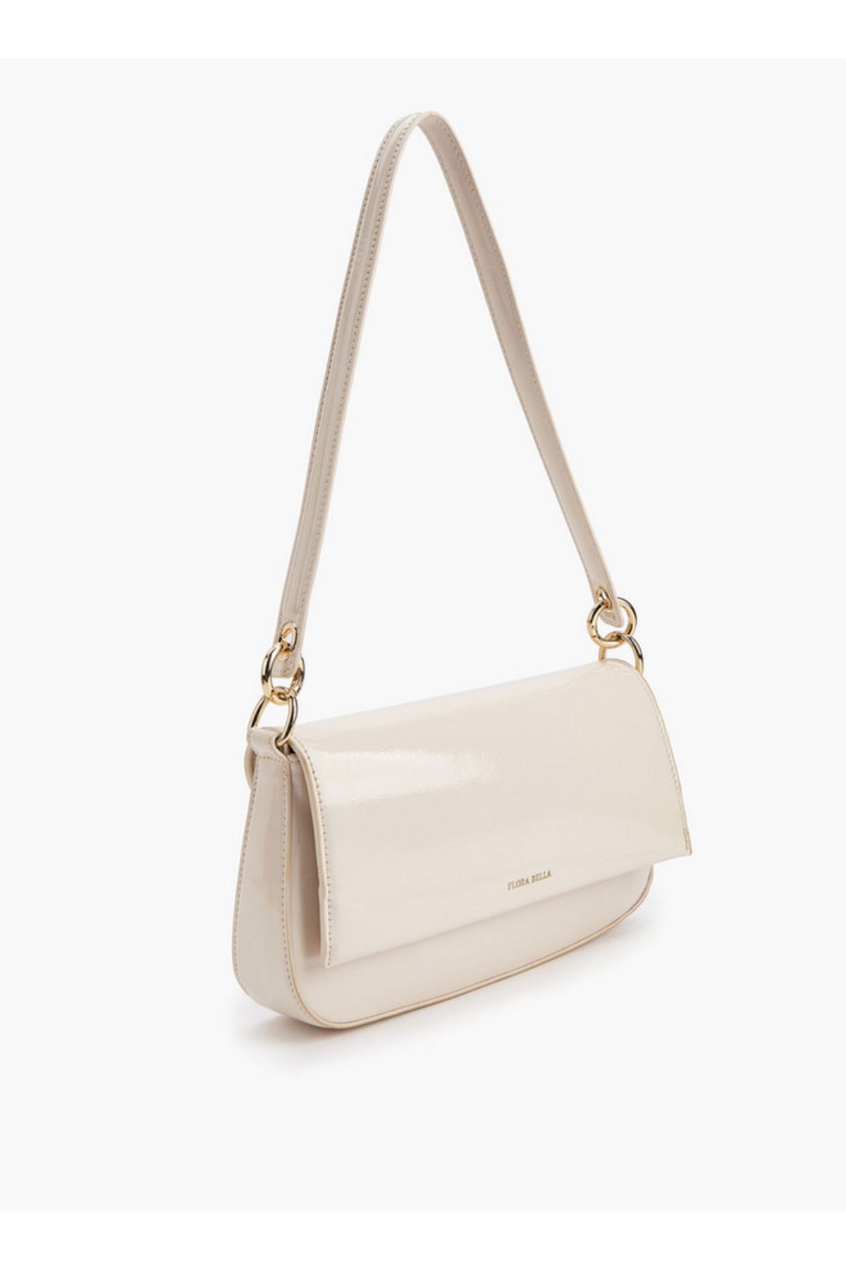 Flora Bella by Shoexpress-Solid Shoulder Bag with Strap Handle and Flap Closure 4