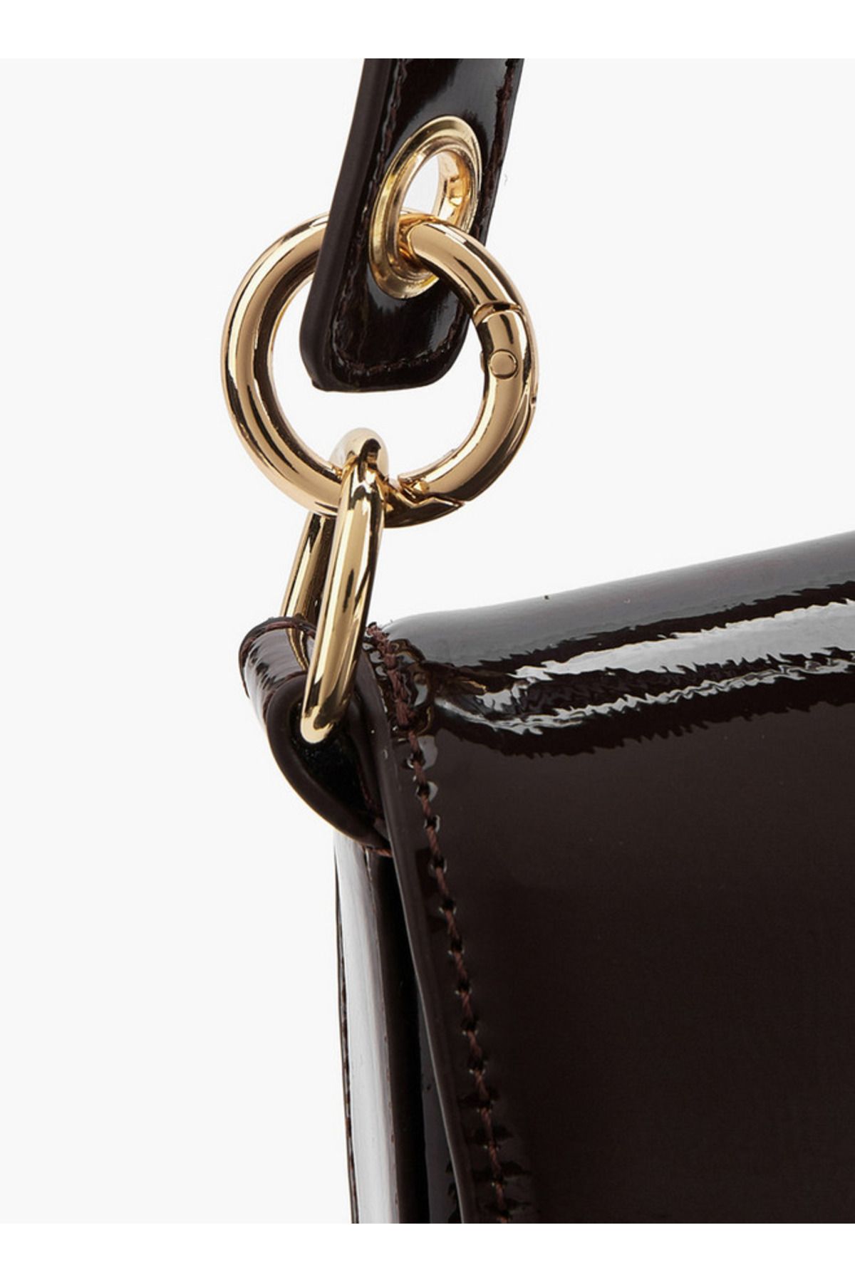 Flora Bella by Shoexpress-Solid Shoulder Bag with Strap Handle and Flap Closure 4