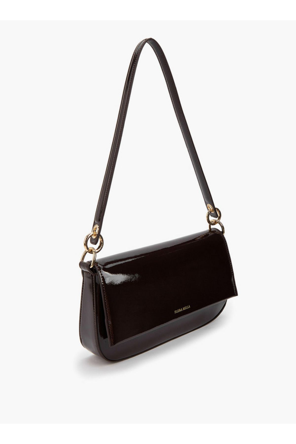 Flora Bella by Shoexpress-Solid Shoulder Bag with Strap Handle and Flap Closure 3