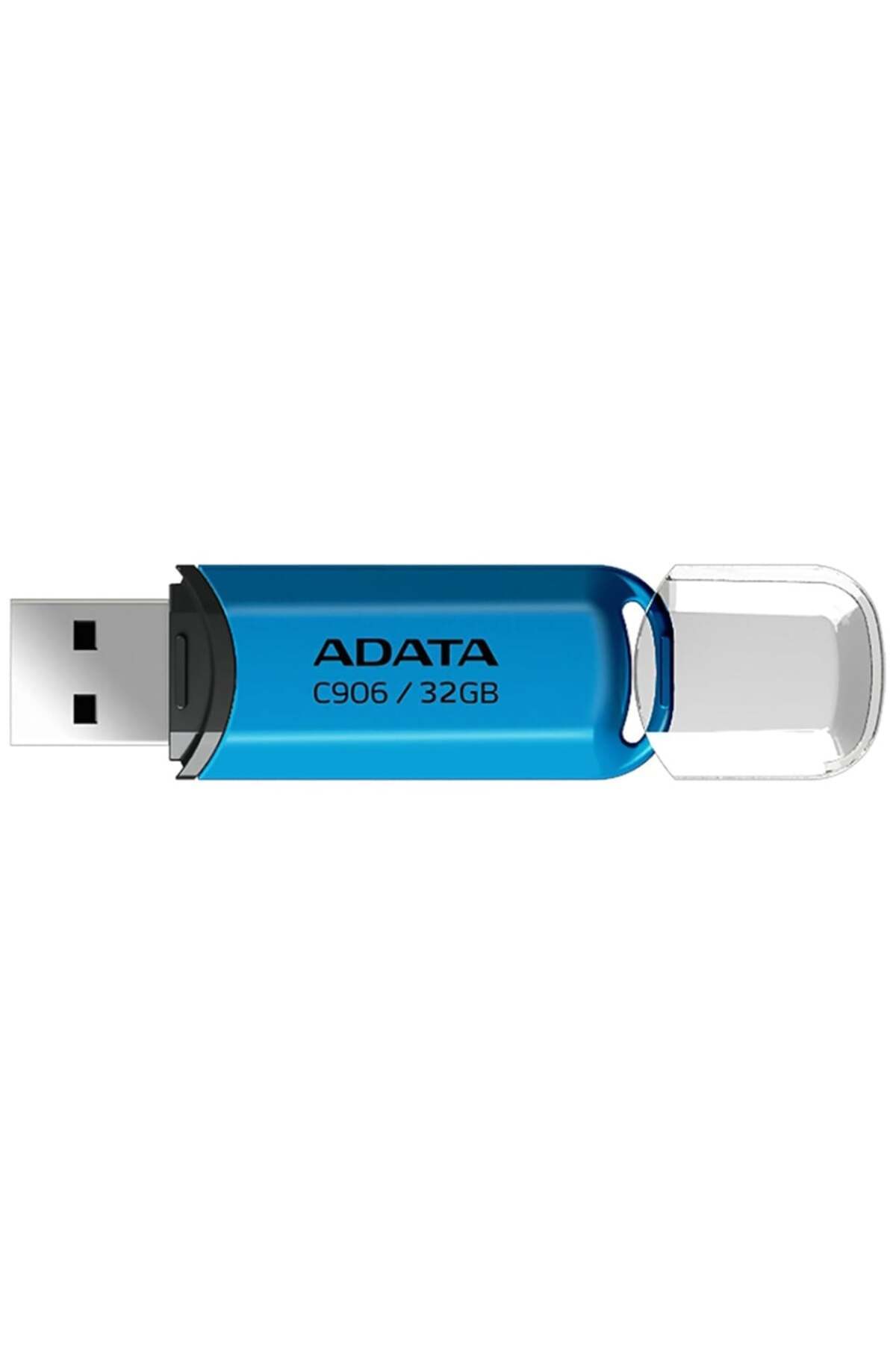 Adata-AC906 32GB USB Stick, USB 2.0, Compact and Reliable, Blue 3