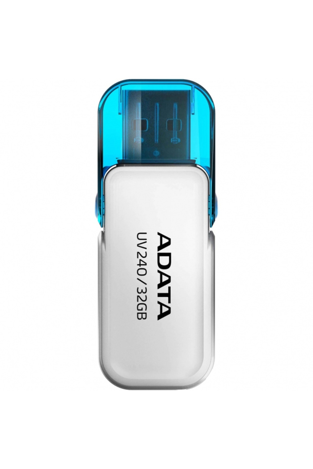Adata-USB stick UV240, 32G, USB 2.0, Flip cover, White 4