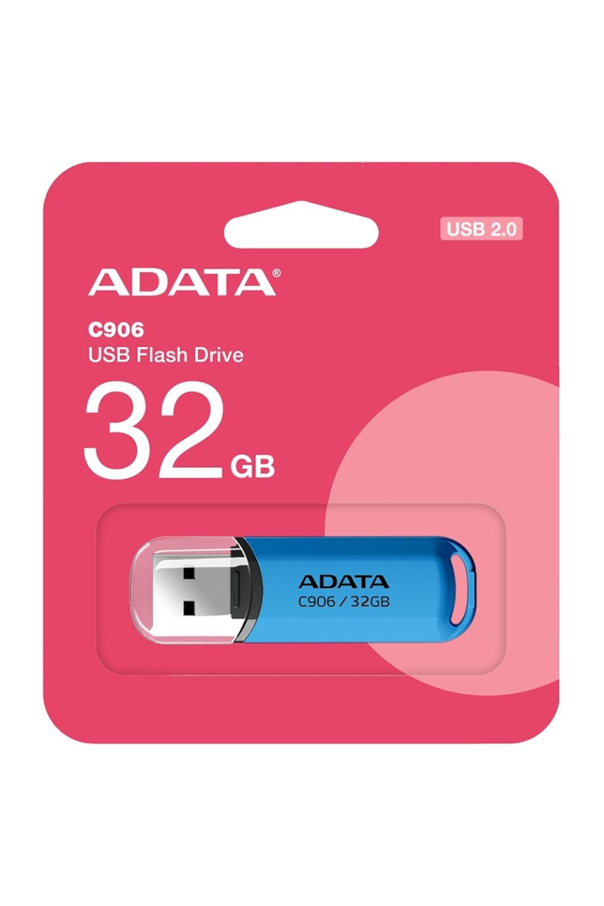 Adata-AC906 32GB USB Stick, USB 2.0, Compact and Reliable, Blue 7