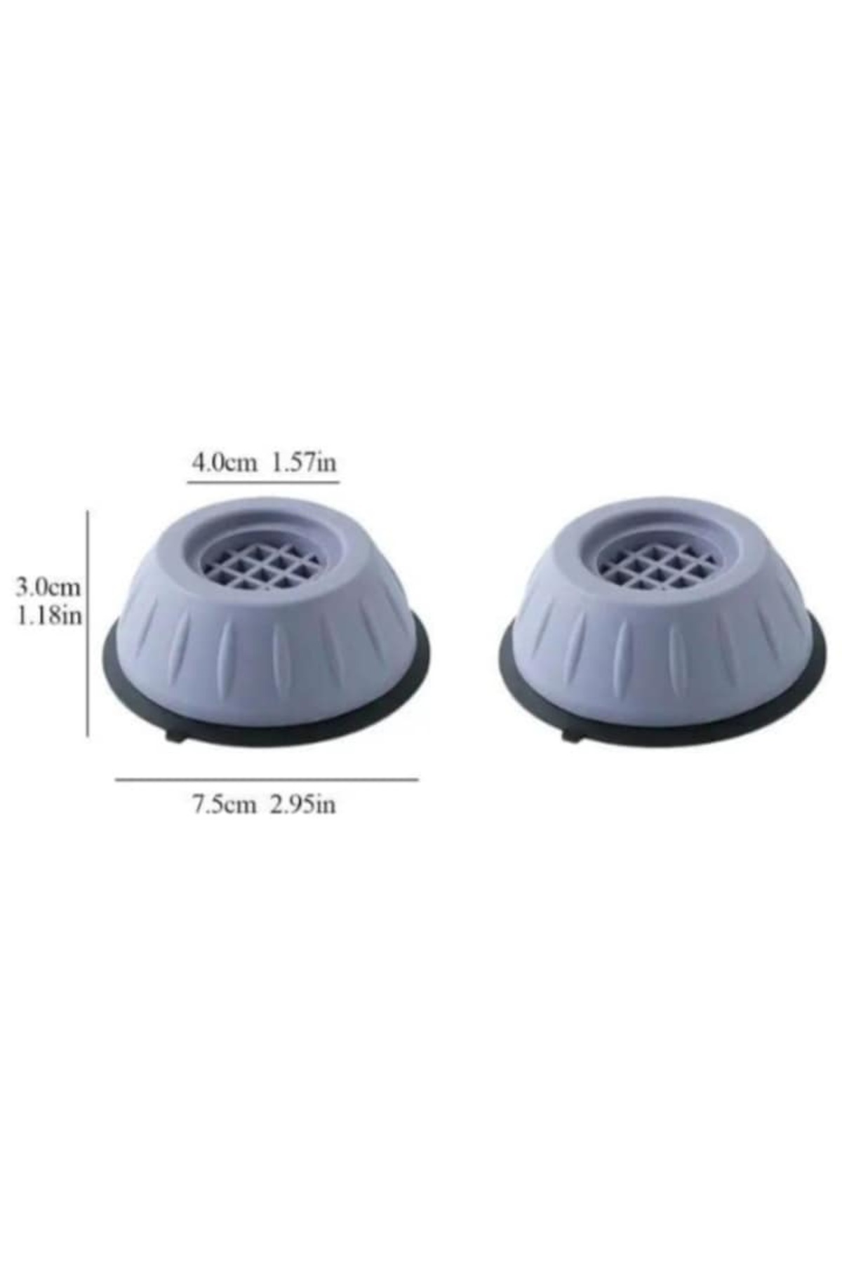PDA-Set 4 Anti-Noise and Anti-Slip Foot Pads with Vibration Dampening Supports 3