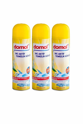 Domol Tuvalet Temizleme Köpüğü Limon 500 ml x3 Adet