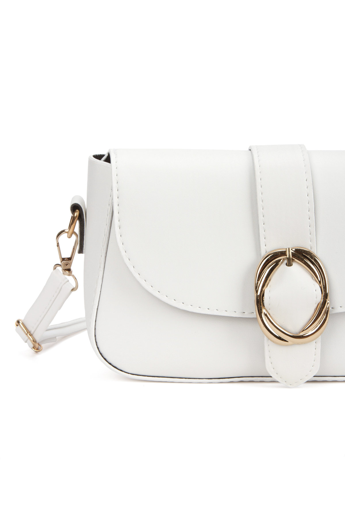 Adelina Bags  Toka Detaylı Kapaklı Günlük Kadın Omuz Çantası - Görsel 6