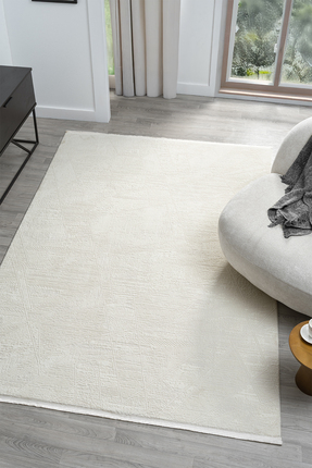 VİTALİHOME Dream Beyaz Halı Modern Dokuma Halı Salon Oturma Odası Yatak Odası...