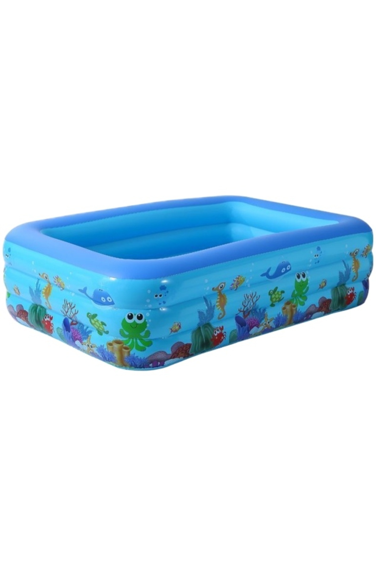 OEM-Inflatable Pool for Children, With Soft Floor, Rectangular, Resistant PVCSize 210 X 150 X 60 Cm 2