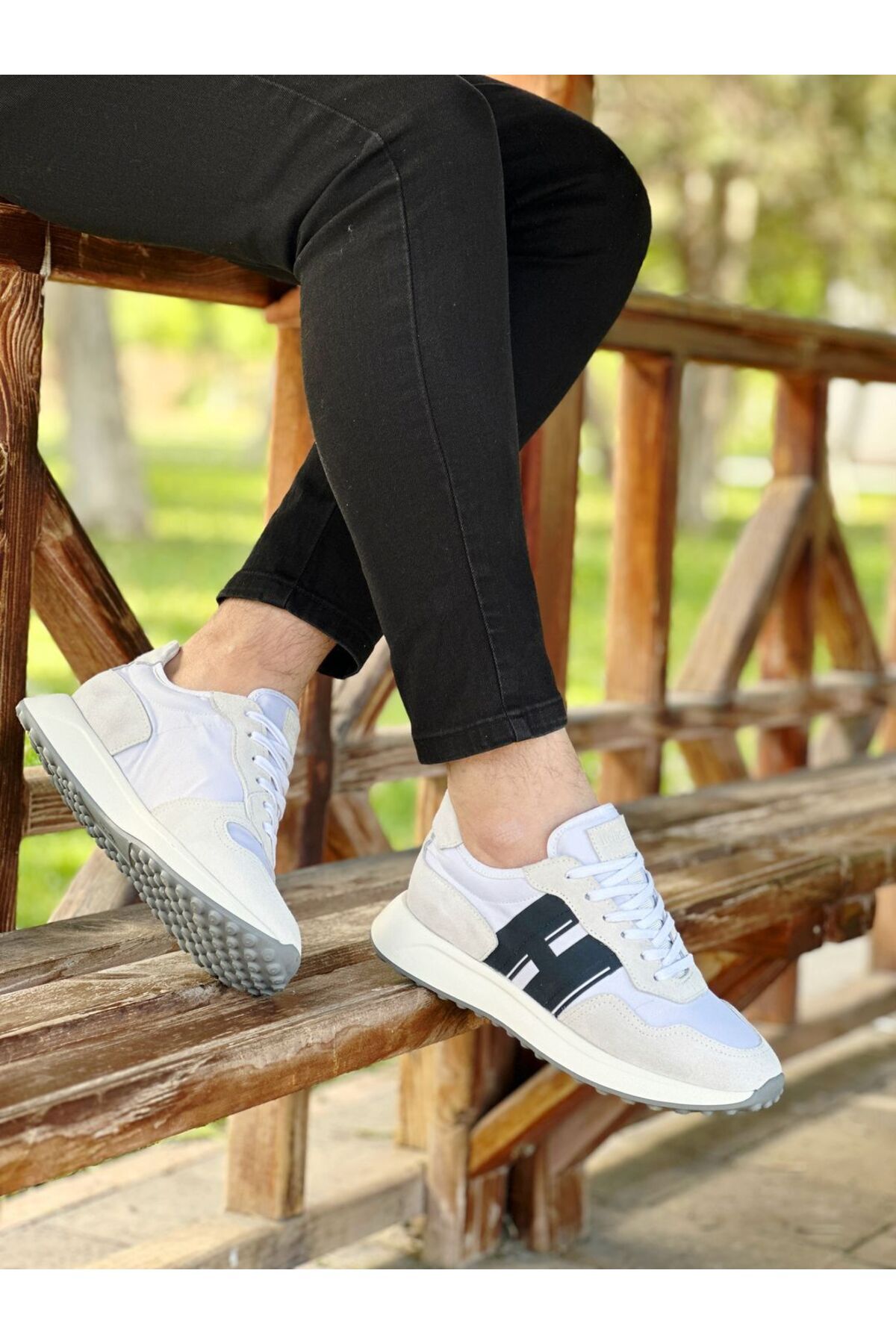 ایتالیانو آیاکابی کفش کتانی مردانه راحتی بیسال از جنس چرم اصل با زیره EVA