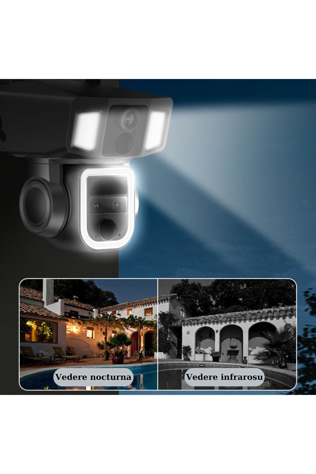 RaSteff-Ultra HD Surveillance Camera, Wi-Fi or 4G SIM Connection, 10X Zoom, Solar Panel, Motion Detection 6
