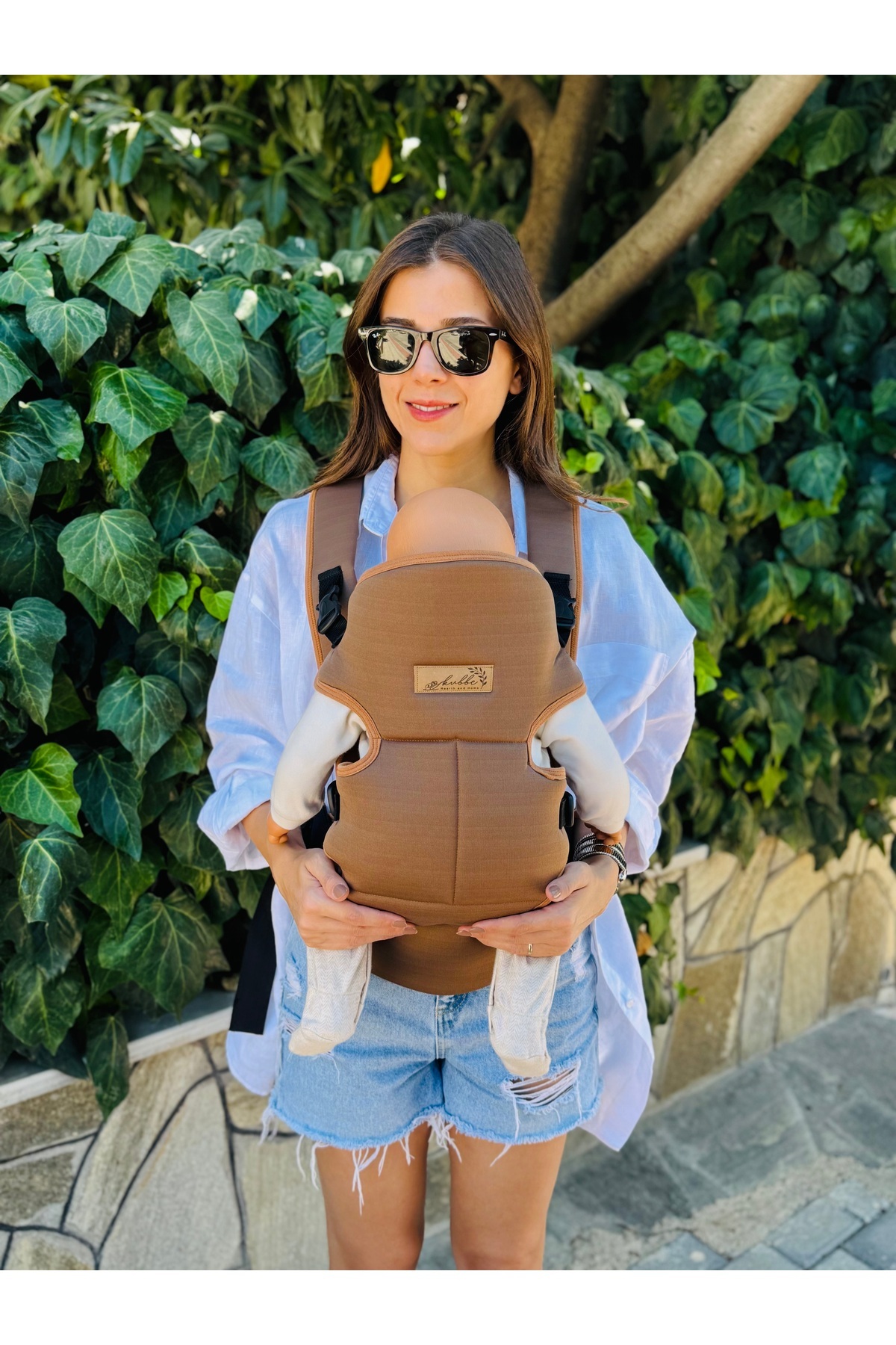 kubbe Premium Bel Destekli Bebek Kanguru ve Taşıma Çantası - Ergonomi, Kolay Kullanım ve Modern Tasarım