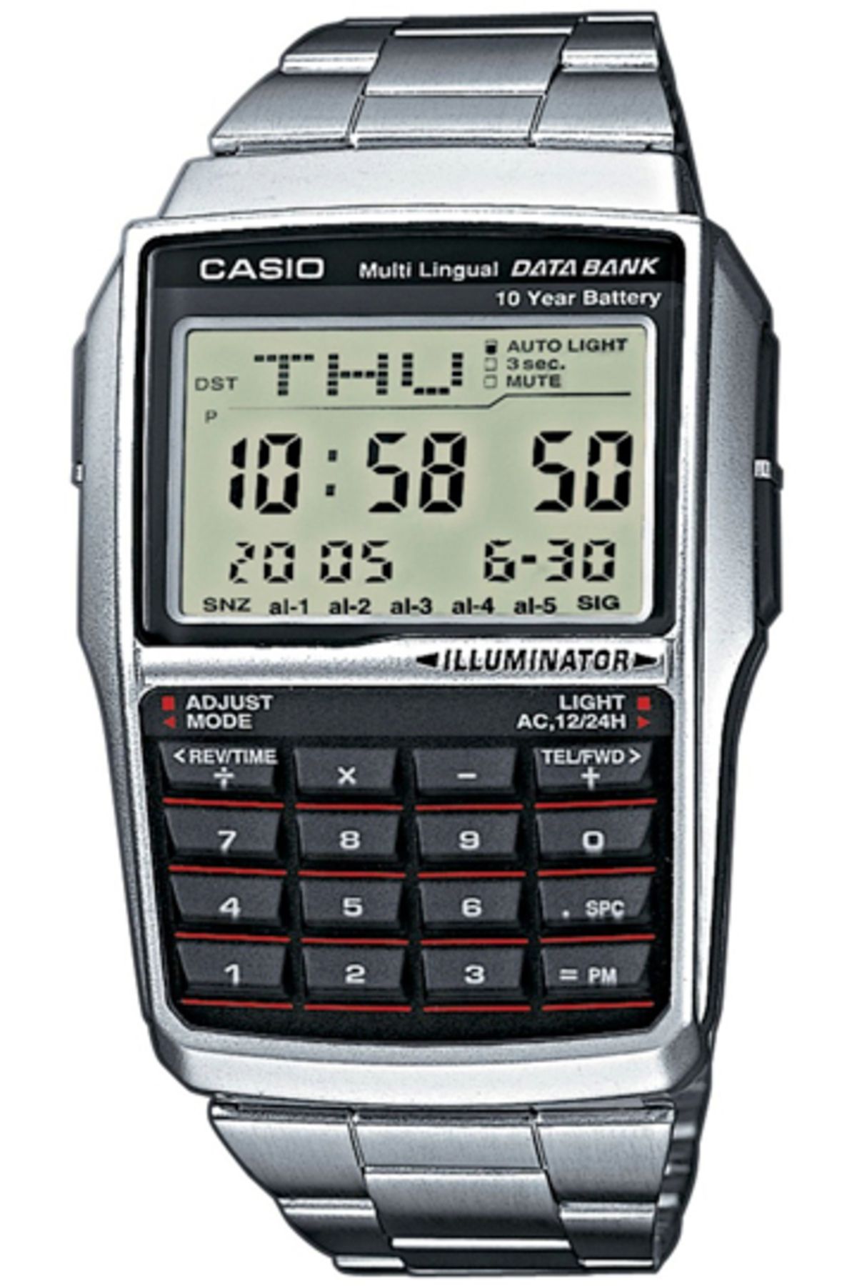 Casio-Ceas Barbati, Casio, Vintage Edgy Calculator DBC-32D-1A 1