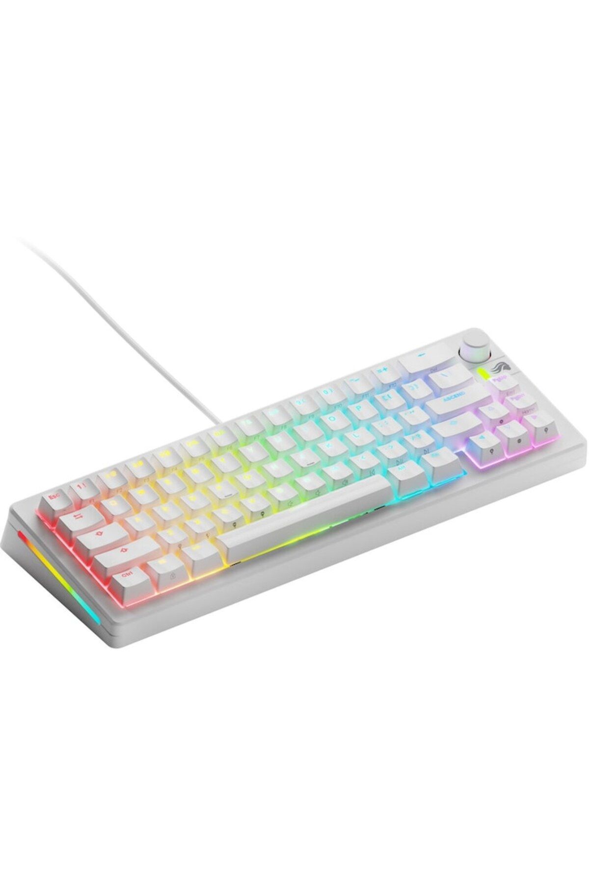 Glorious-Mechanical Keyboard GMMK 3 65% Prebuilt, USB-C, Fox Switches, US Layout, 66 Keys, 3