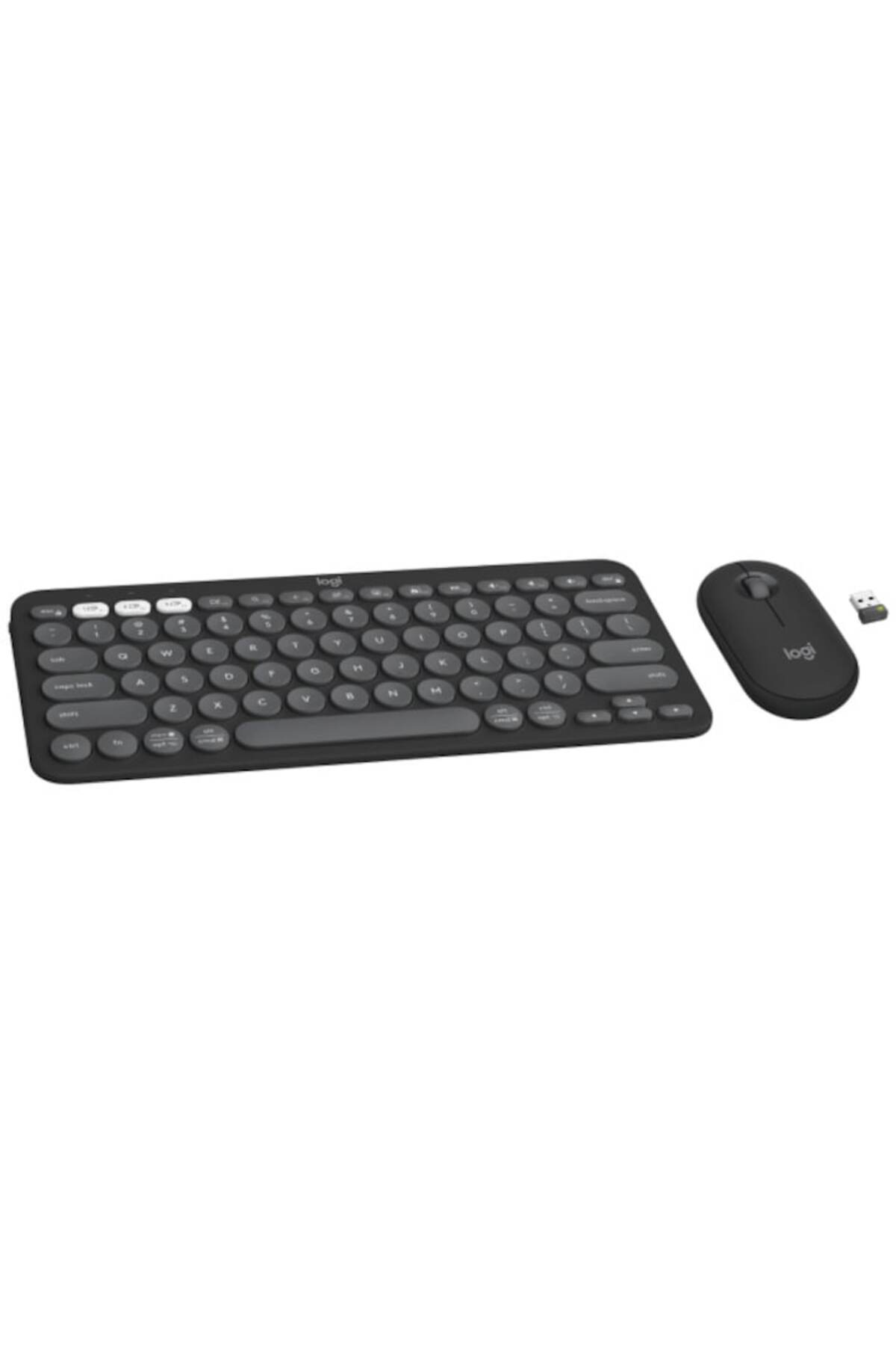 logitech-Kit keyboard + mouse Pebble 2 Combo, Tonal graphite 3