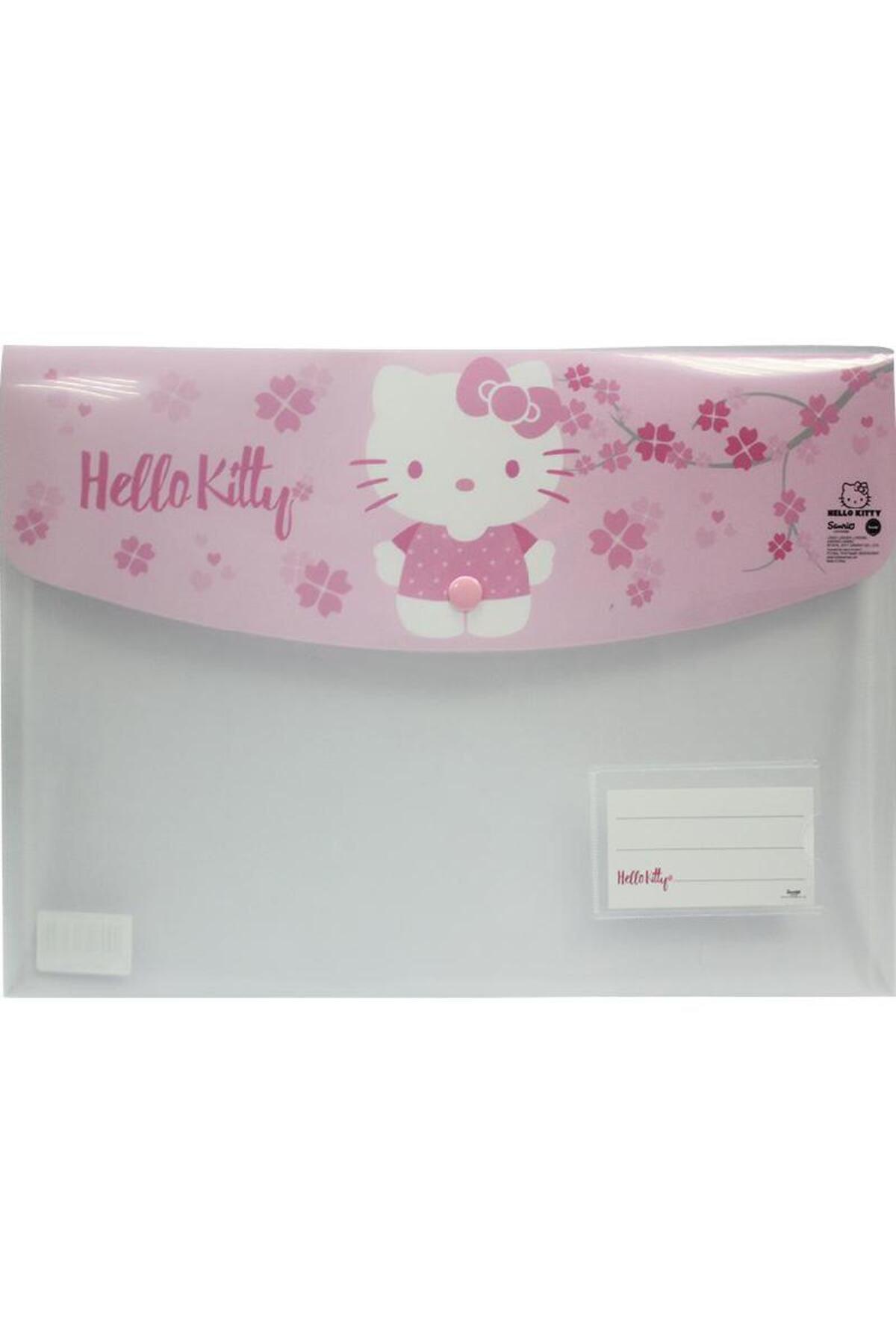 Hello Kitty-File Envelope A4Single PocketClear/Pink 1