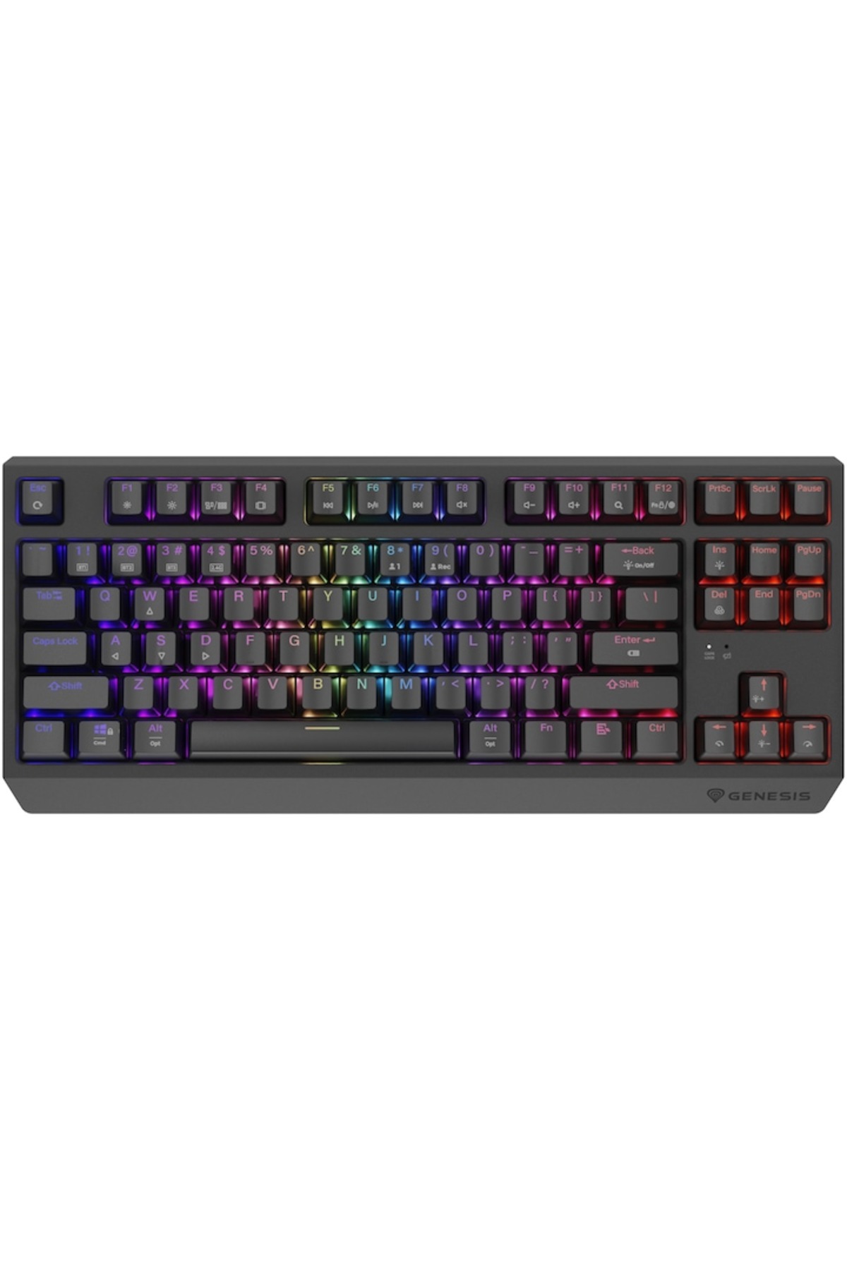 Genesis-Wireless Gaming Keyboard THOR 230, Red OUTEMU Switch, Hot Swap, Bluetooth Keyboard Format TK 2