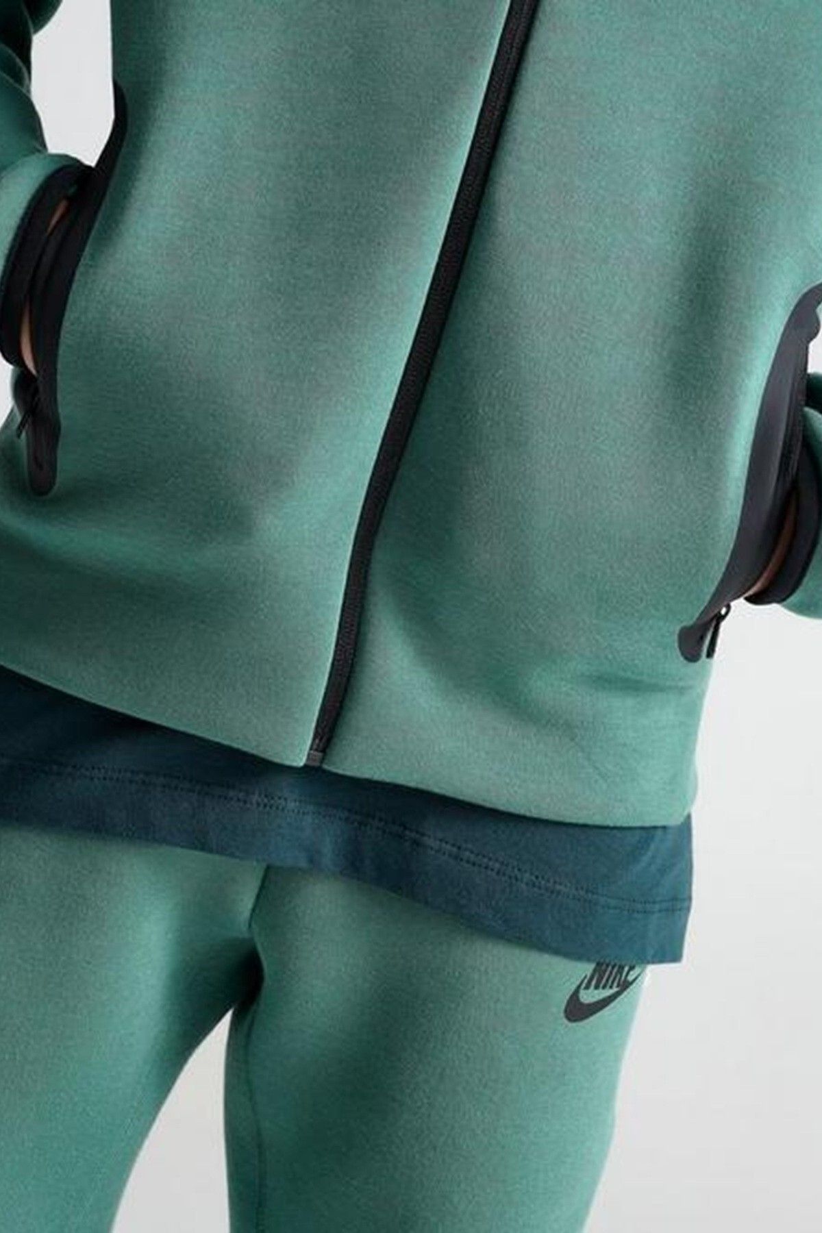 Nike-Costum de trening Tech Fleece Albastru pentru copii unisex Set Eșarfă Verde 8